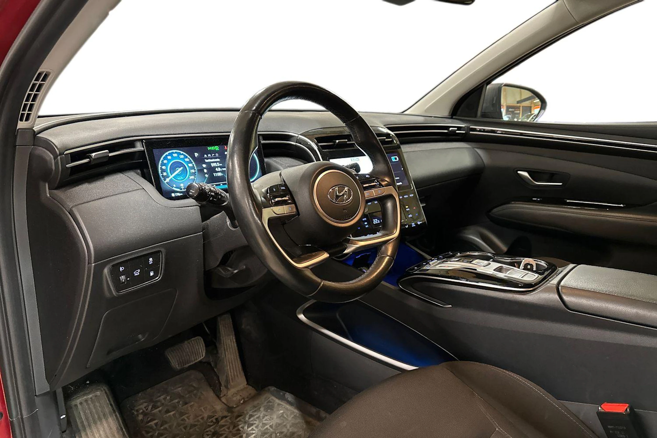 punainen Hyundai Tucson 2022 kuva 3.