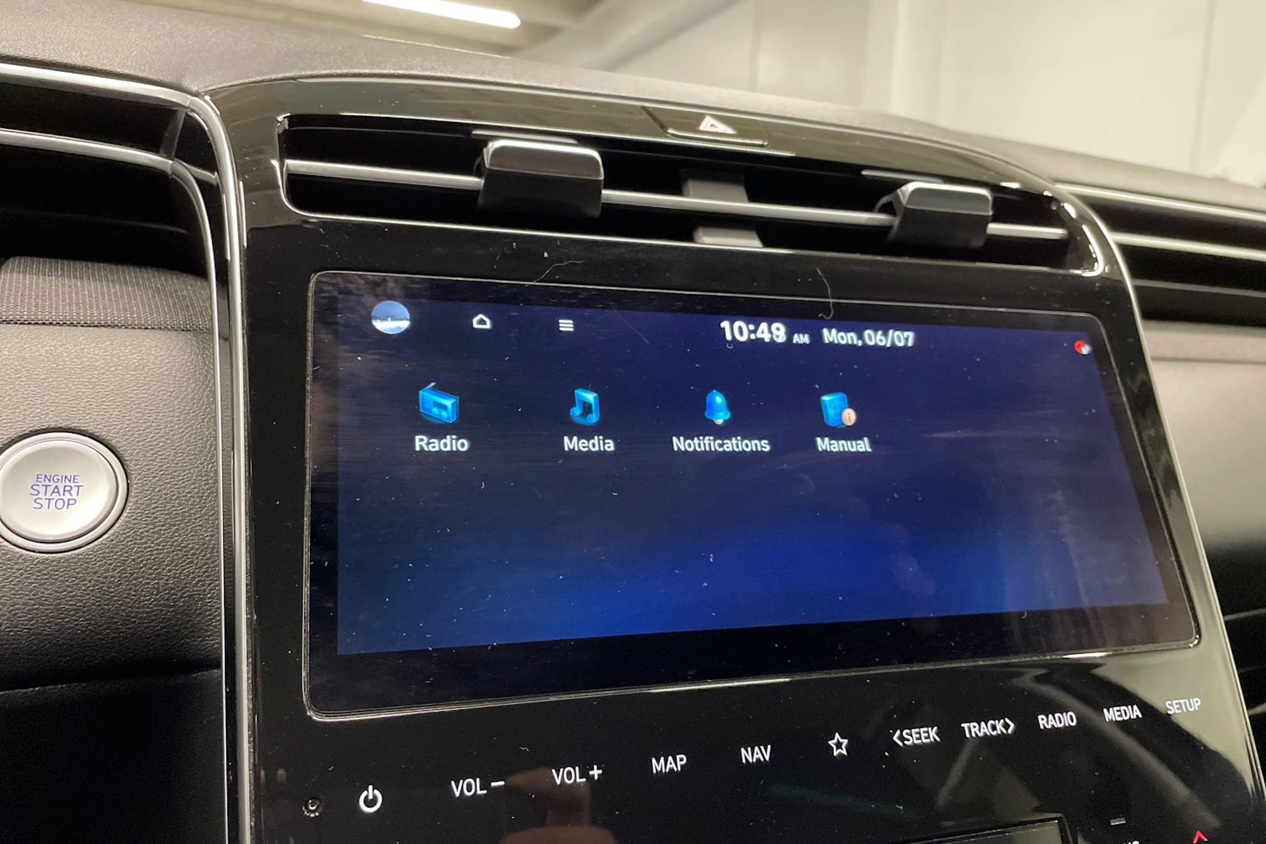 sininen Hyundai Tucson 2022 kuva 15.