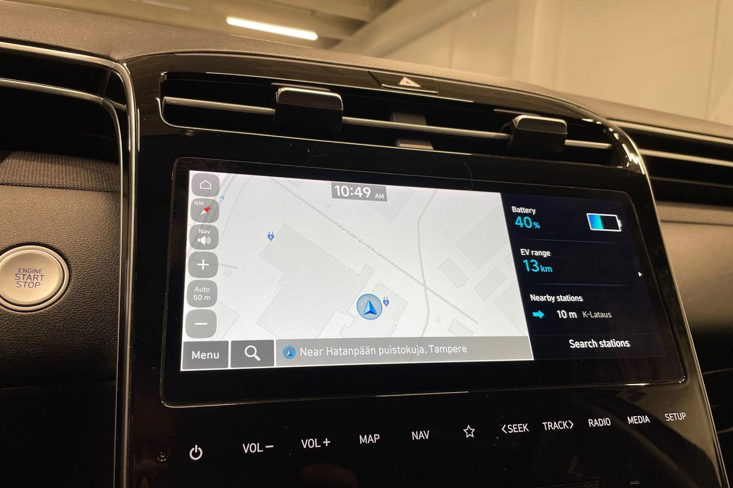 sininen Hyundai Tucson 2022 kuva 18.