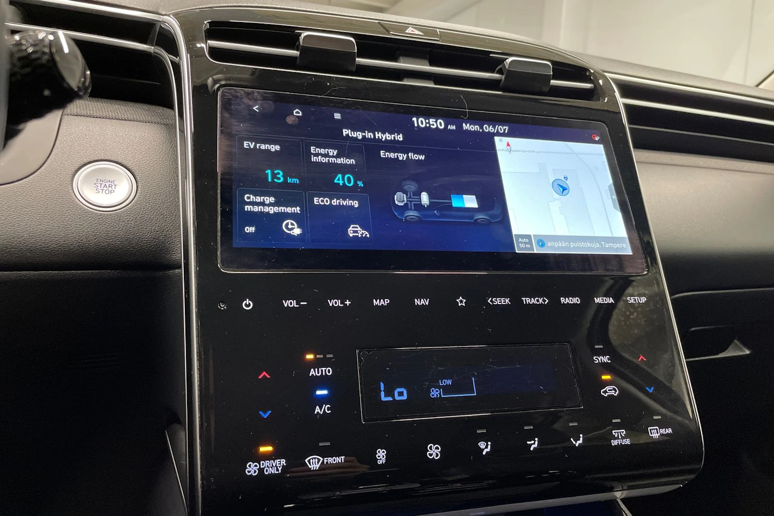 sininen Hyundai Tucson 2022 kuva 20.