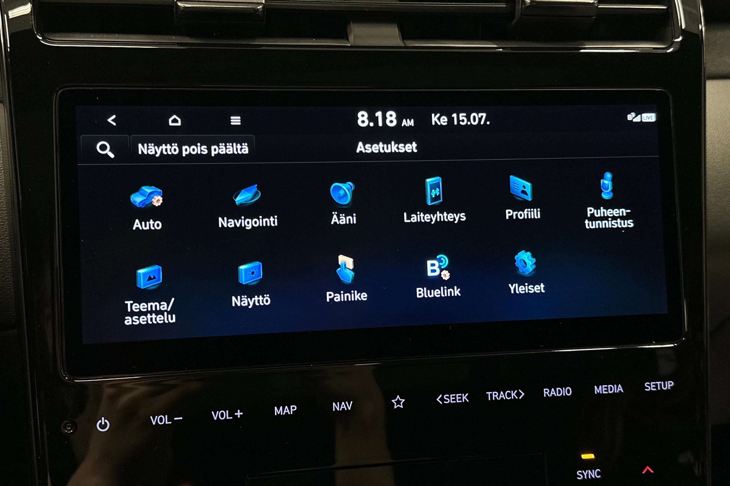 musta Hyundai Tucson 2022 kuva 29.