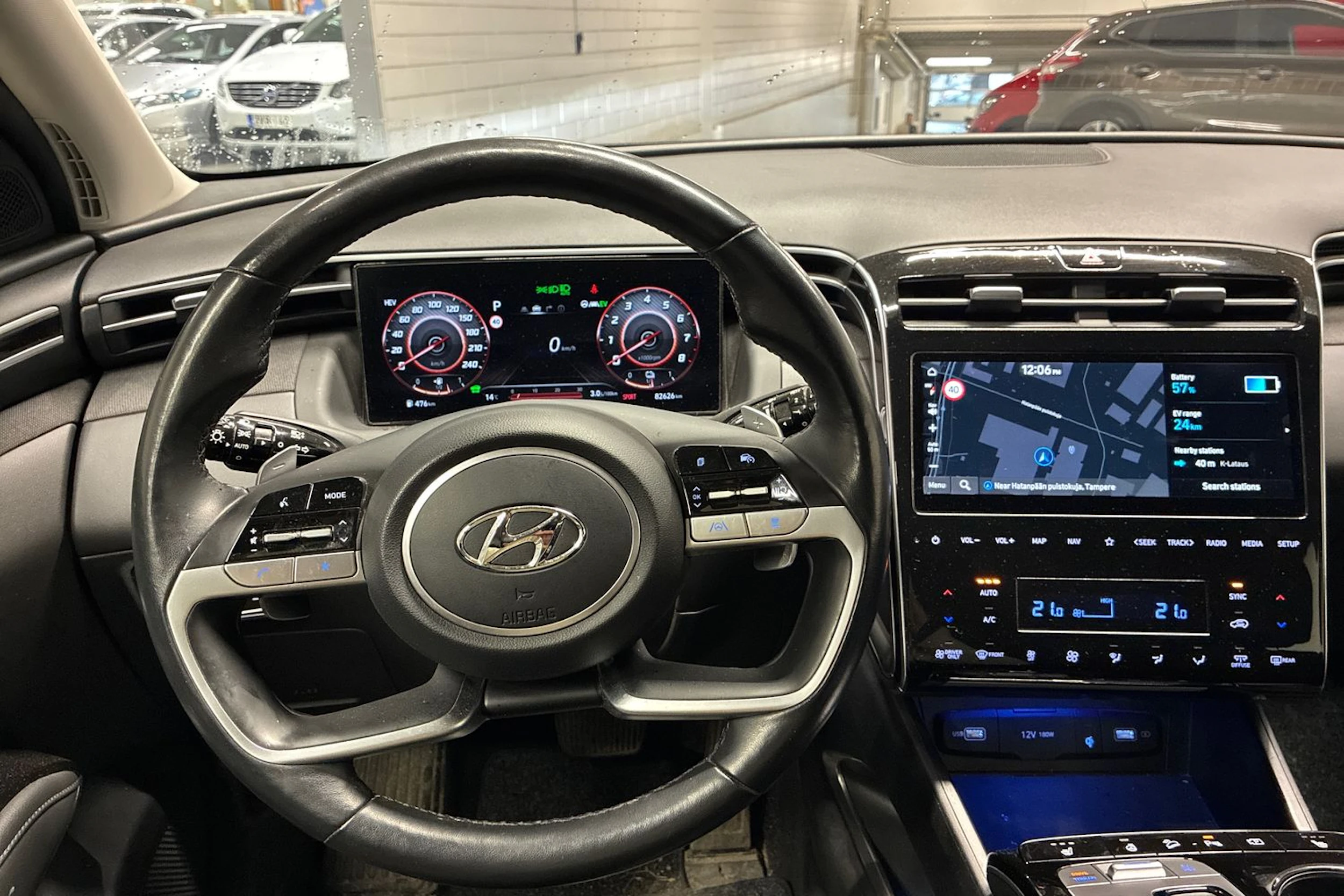 harmaa Hyundai Tucson 2022 kuva 4.