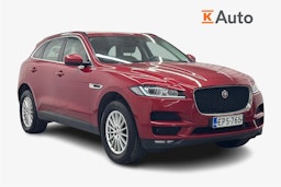 punainen Jaguar F-PACE 2018 kuva 1.