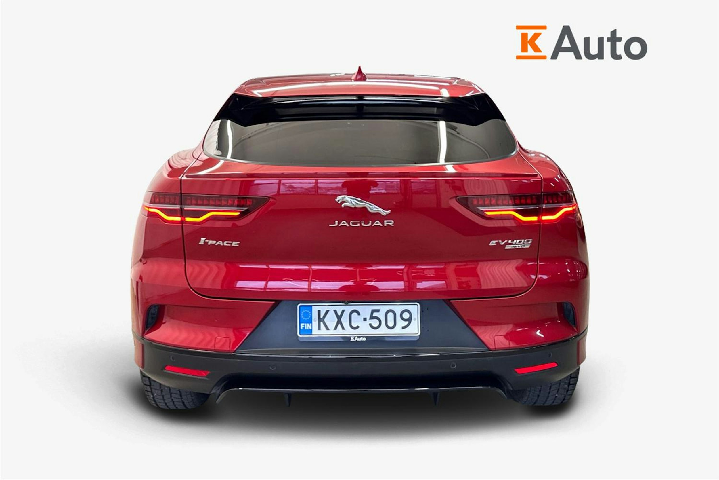 Punainen Jaguar I-PACE 2019 kuva 3.