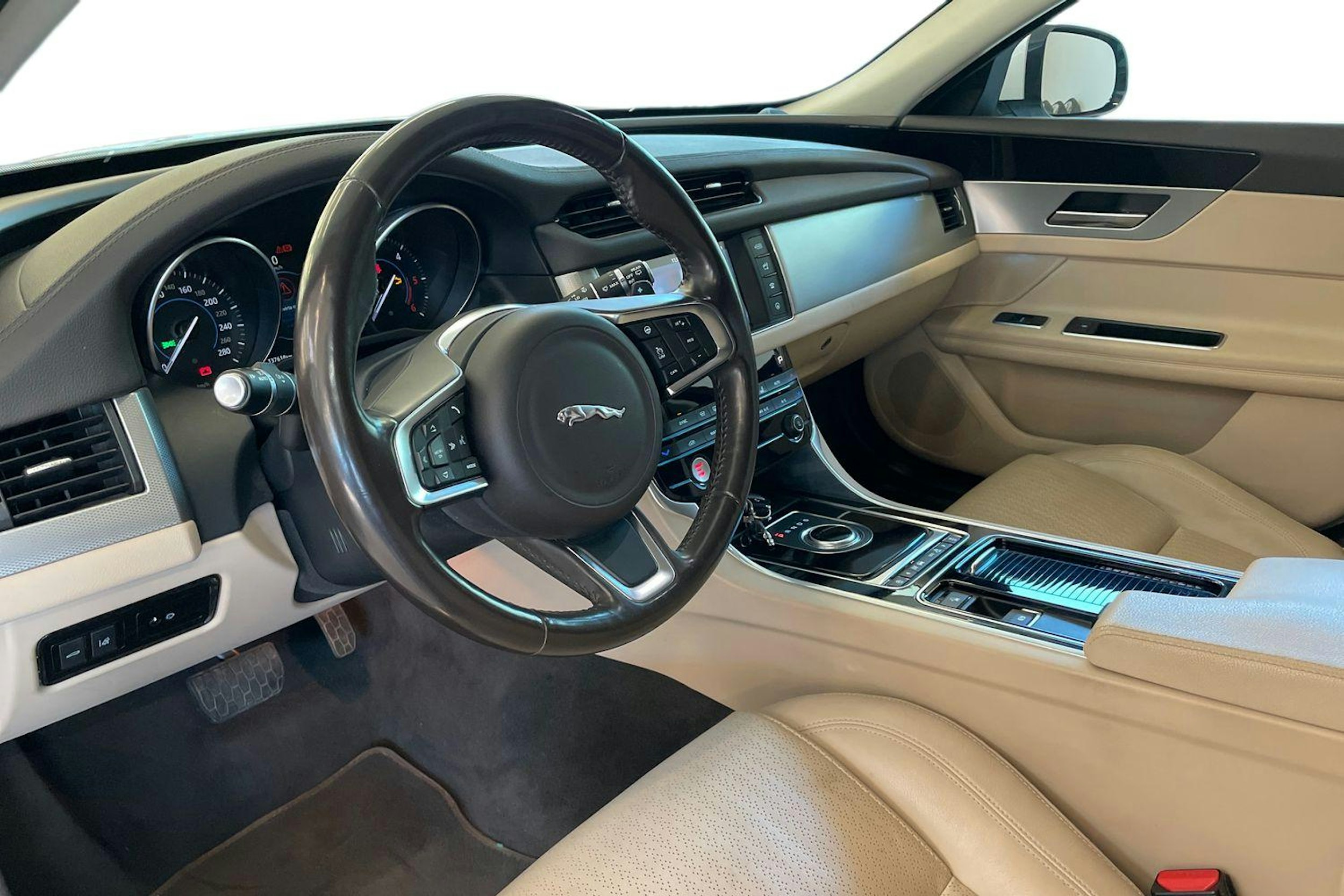 Valkoinen Jaguar XF 2019 kuva 7.