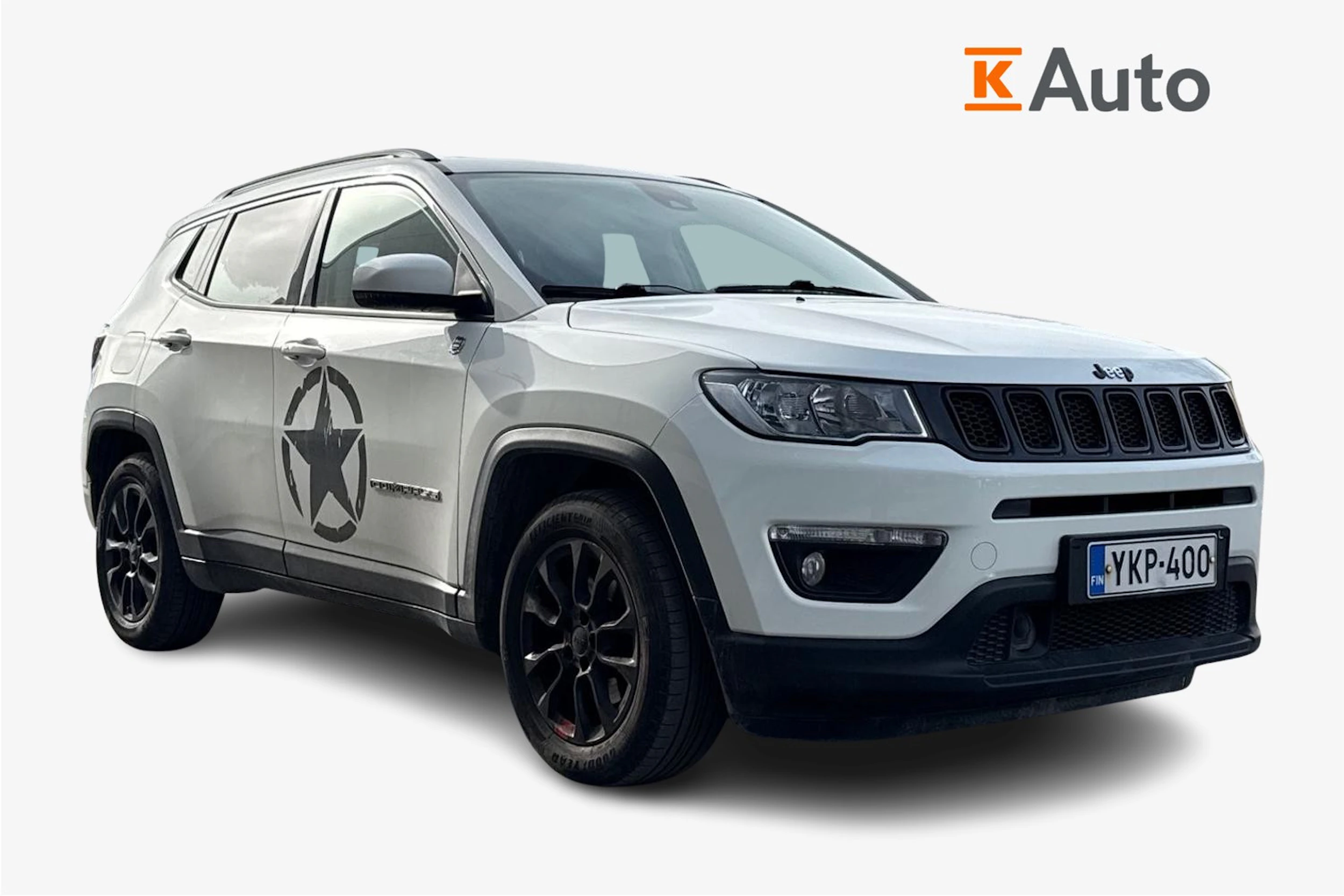 valkoinen Jeep Compass 2020 kuva 1.