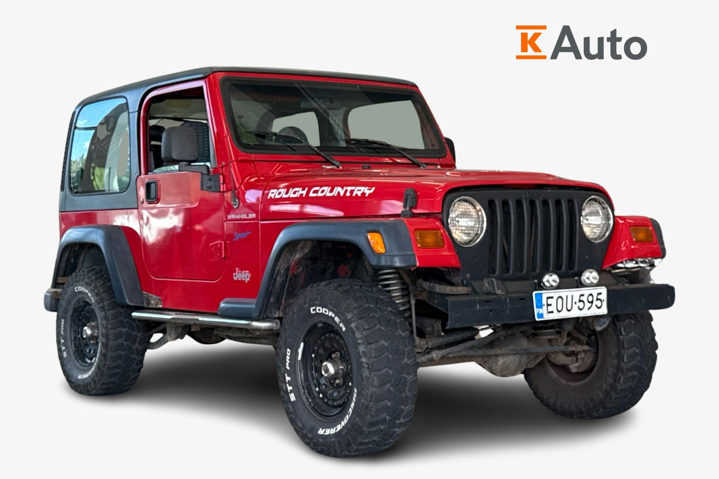 Punainen Jeep Wrangler 1997 kuva 1.