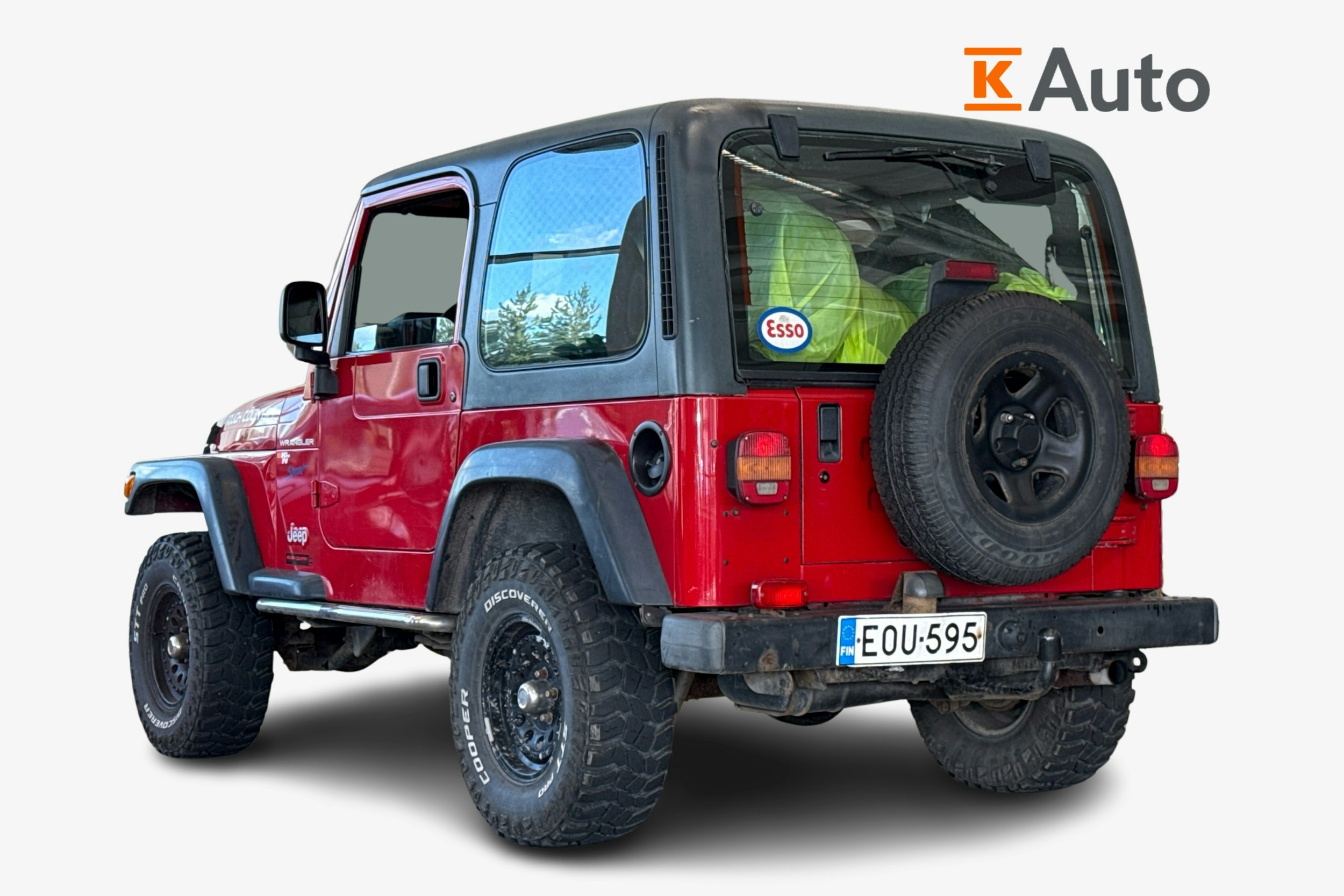 Punainen Jeep Wrangler 1997 kuva 2.