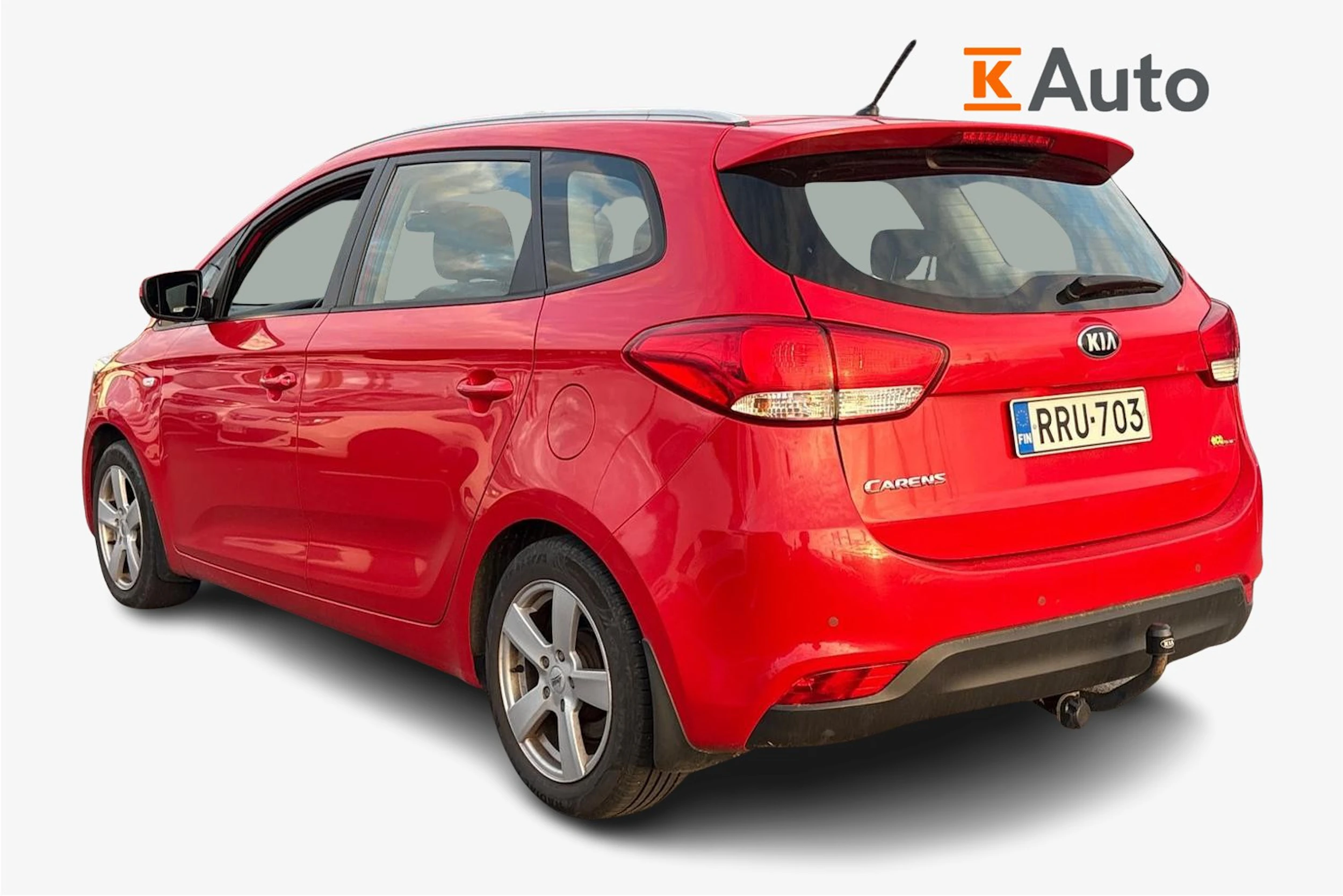 punainen Kia Carens 2014 kuva 2.