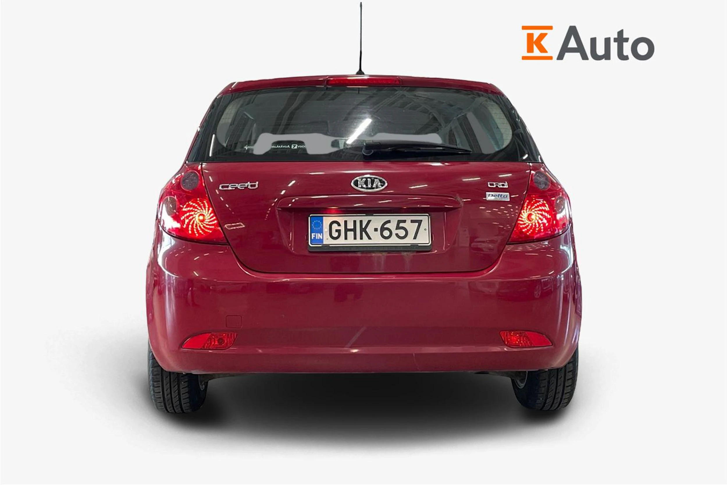 punainen Kia Ceed 2007 kuva 3.