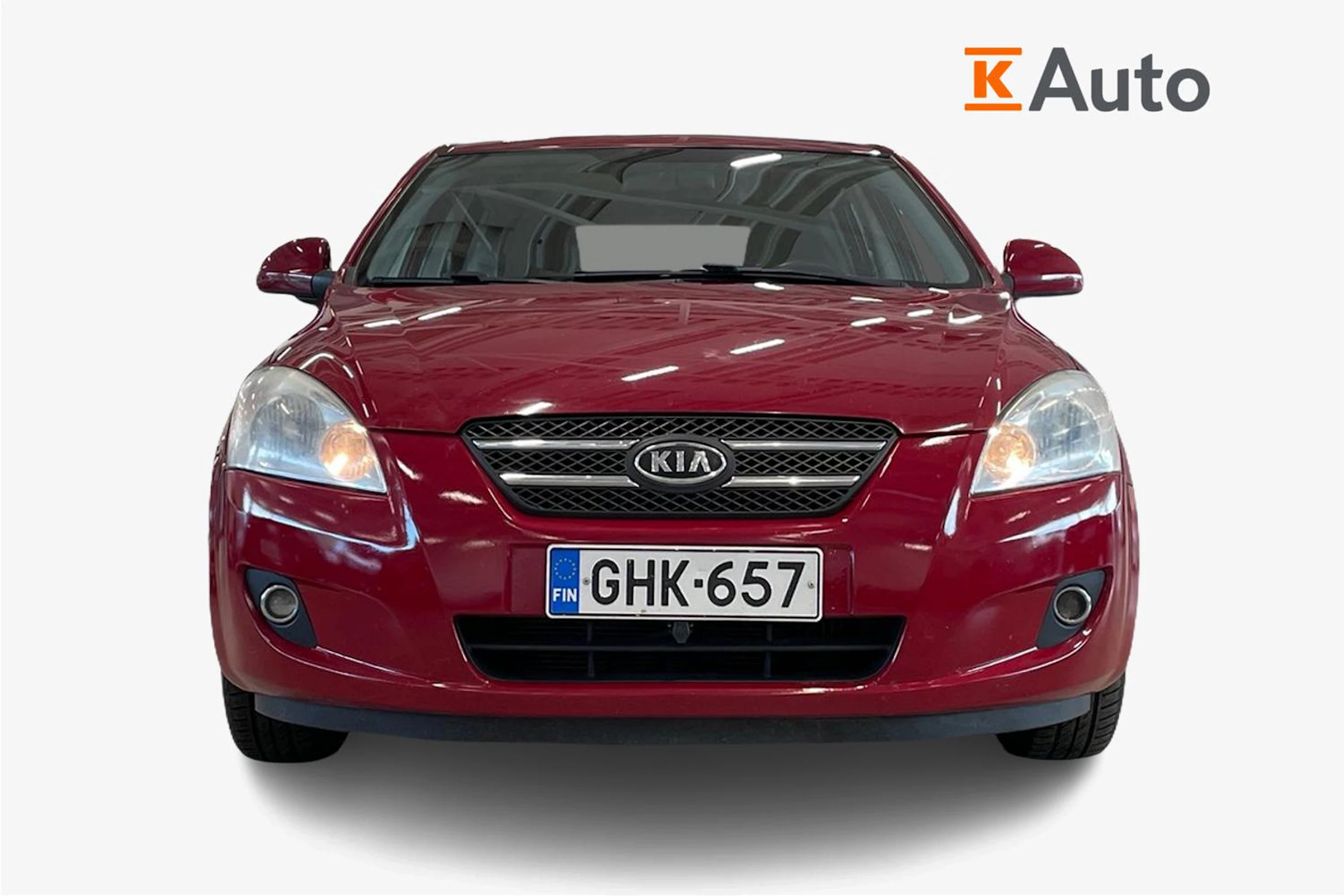 punainen Kia Ceed 2007 kuva 4.
