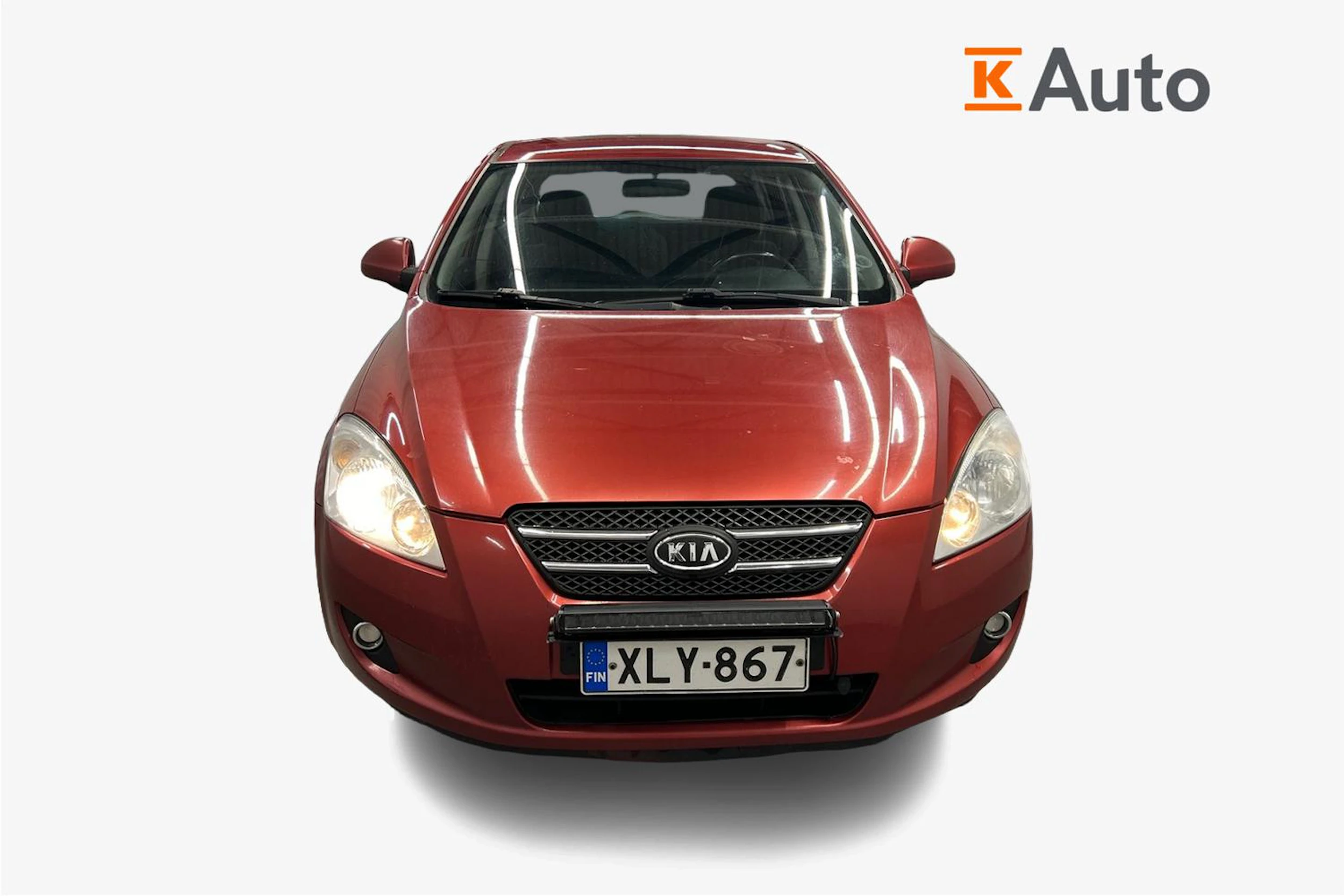 punainen Kia Ceed 2008 kuva 4.