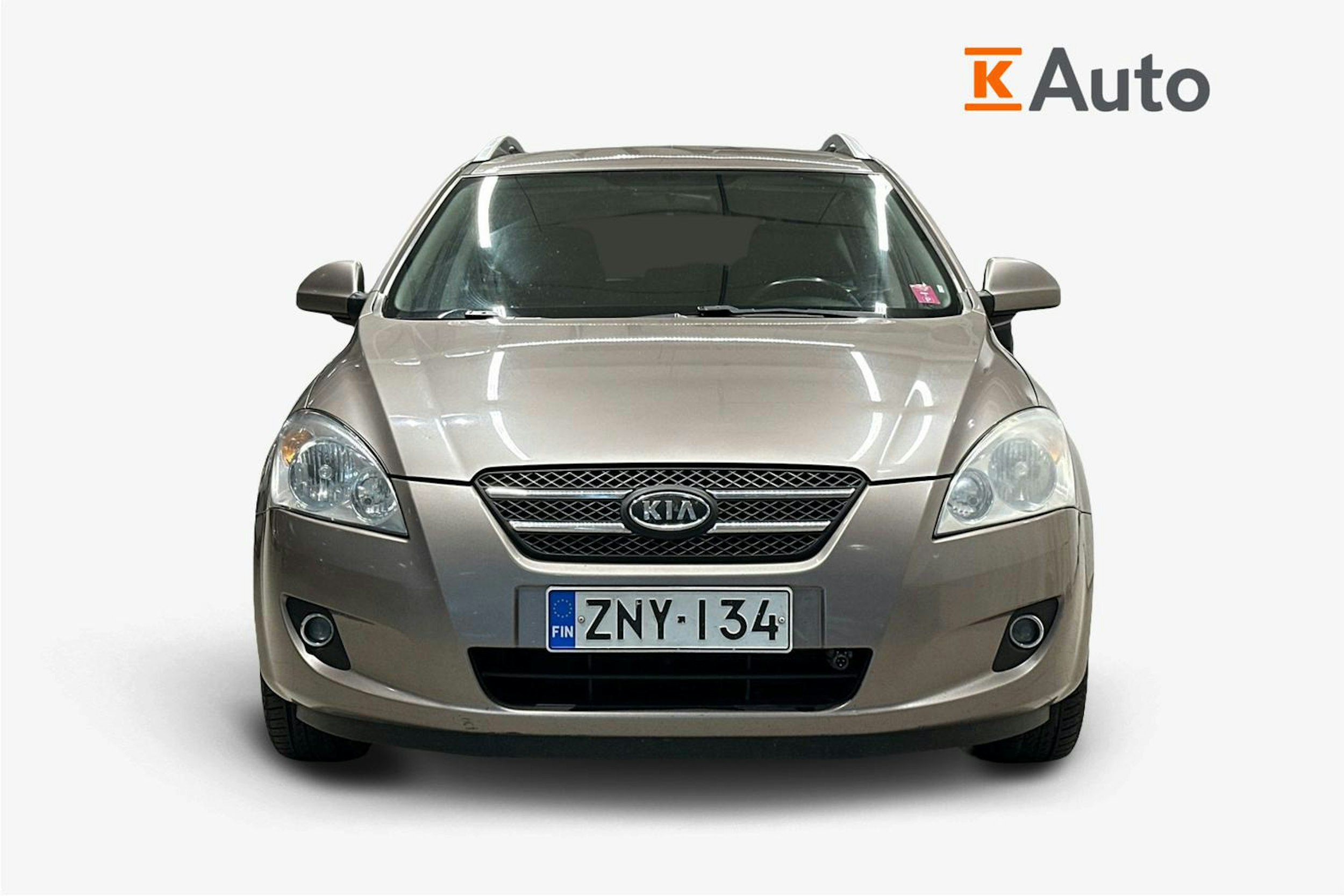 Ruskea (beige) Kia cee'd 2008 kuva 4.