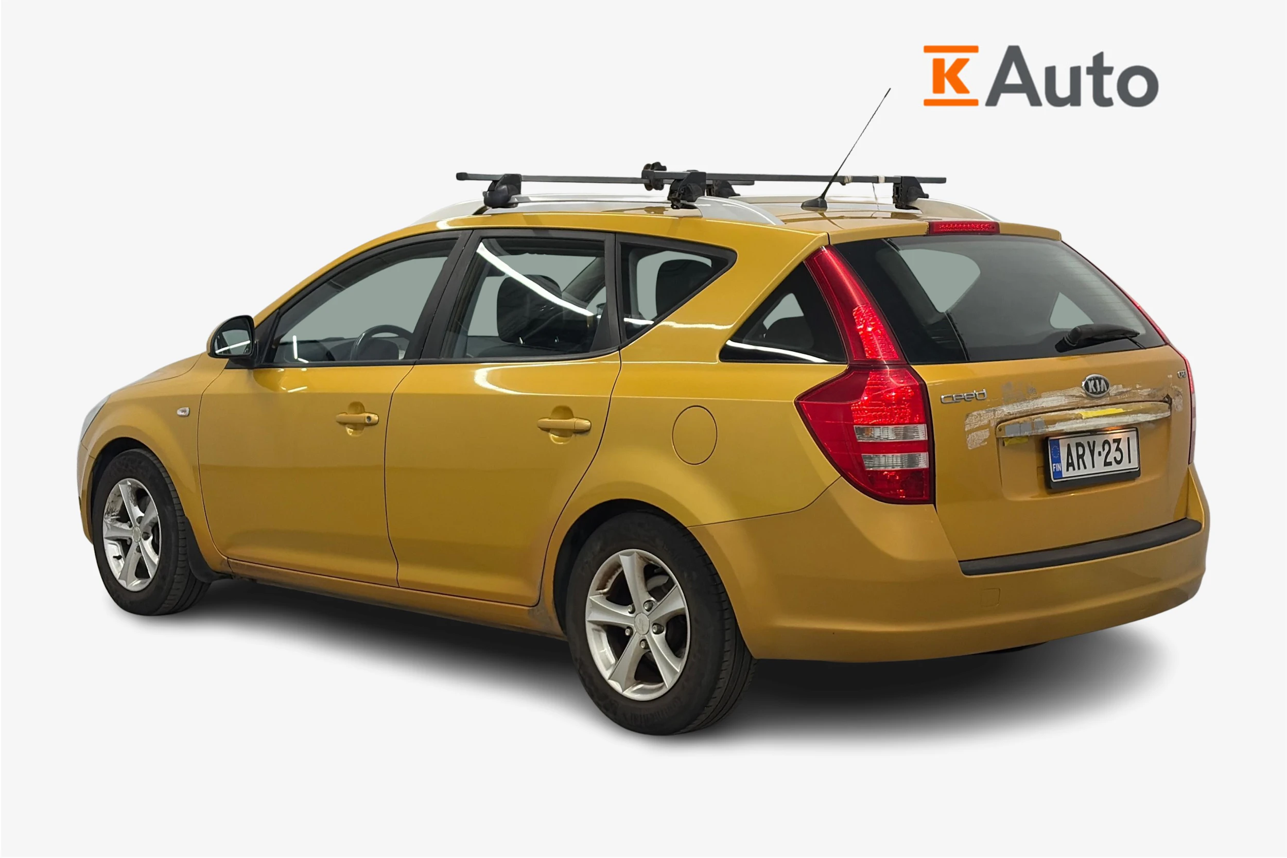 keltainen Kia Ceed 2009 kuva 2.
