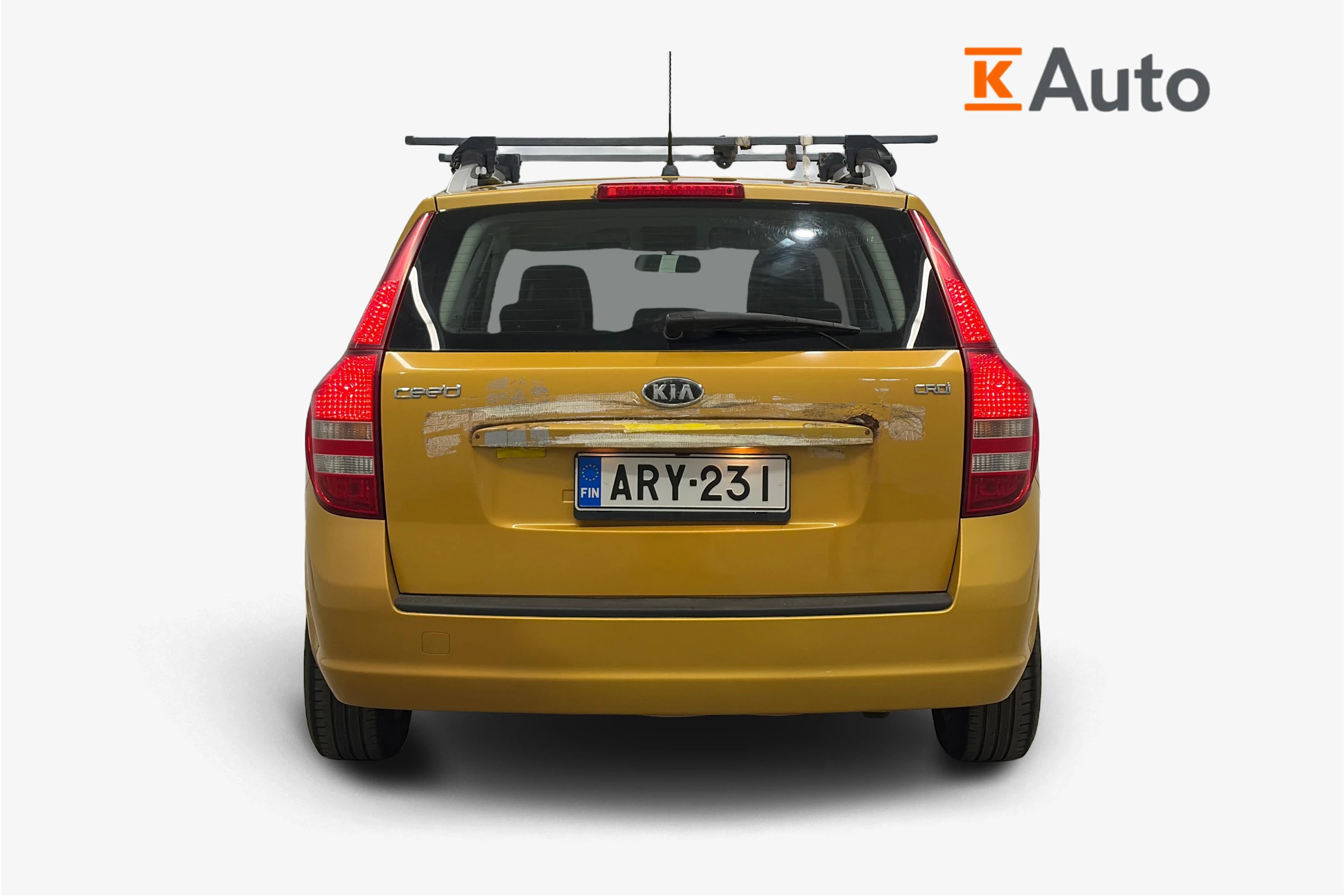 keltainen Kia Ceed 2009 kuva 3.