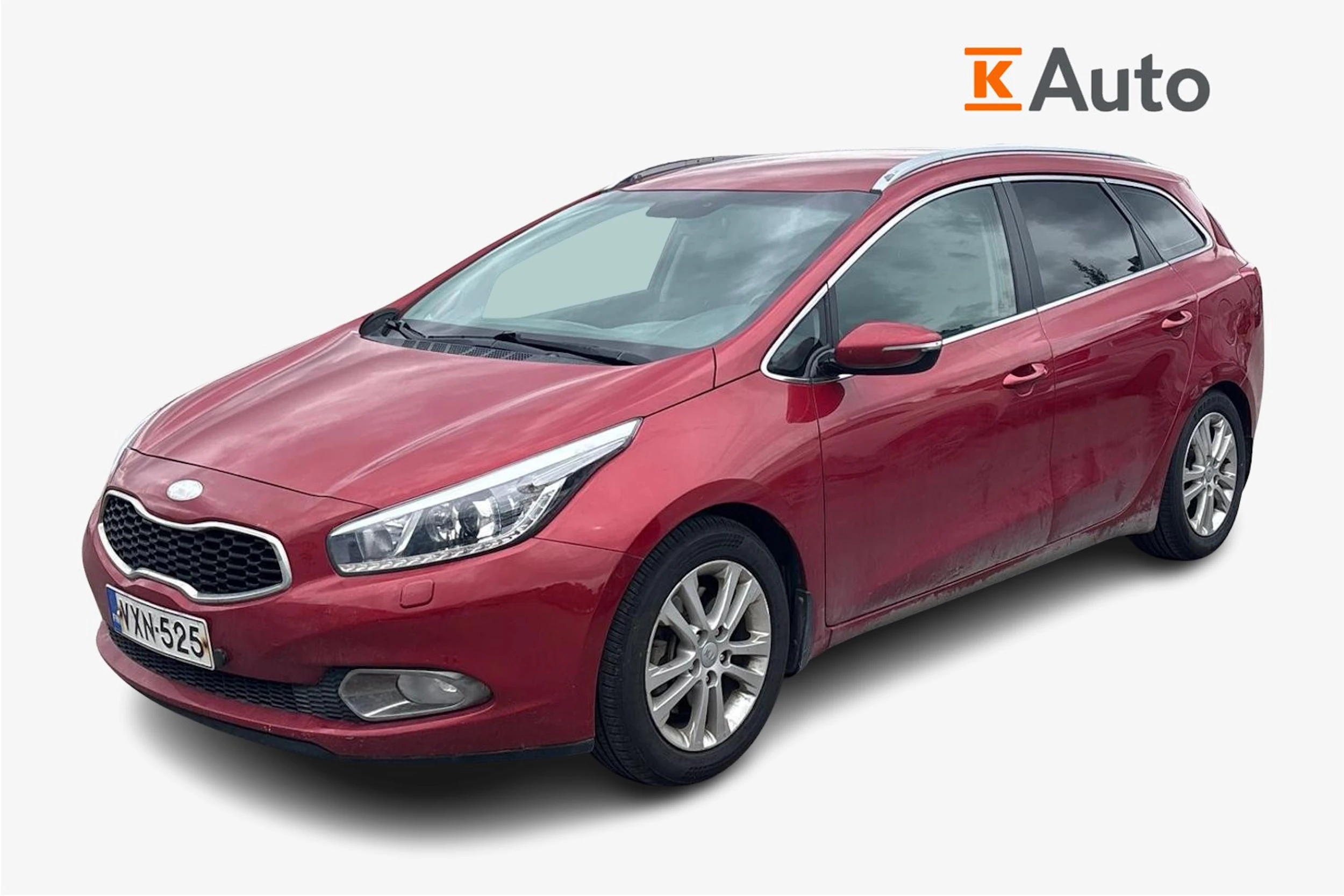punainen Kia Ceed 2014 kuva 1.