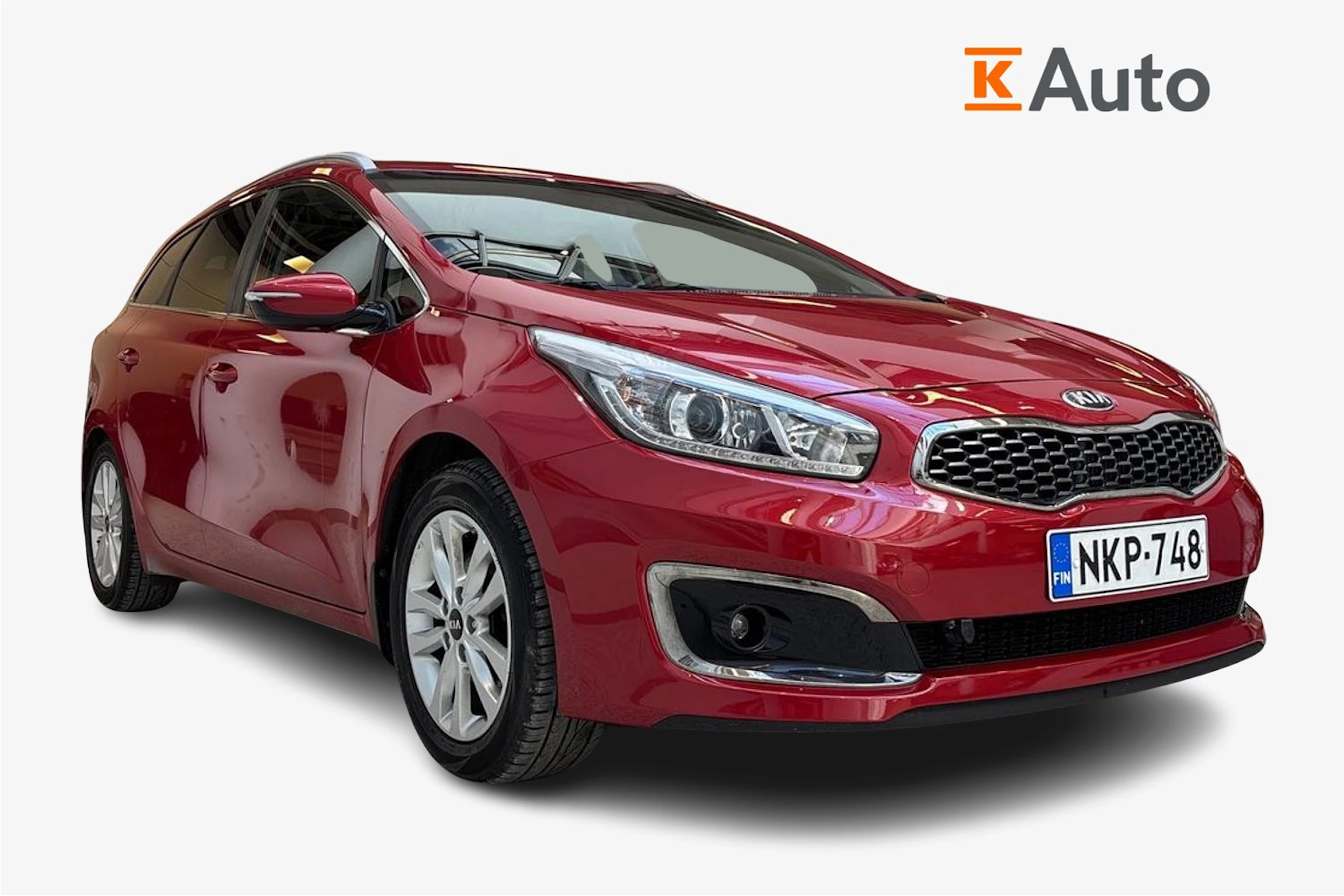 punainen Kia Ceed 2017 kuva 1.