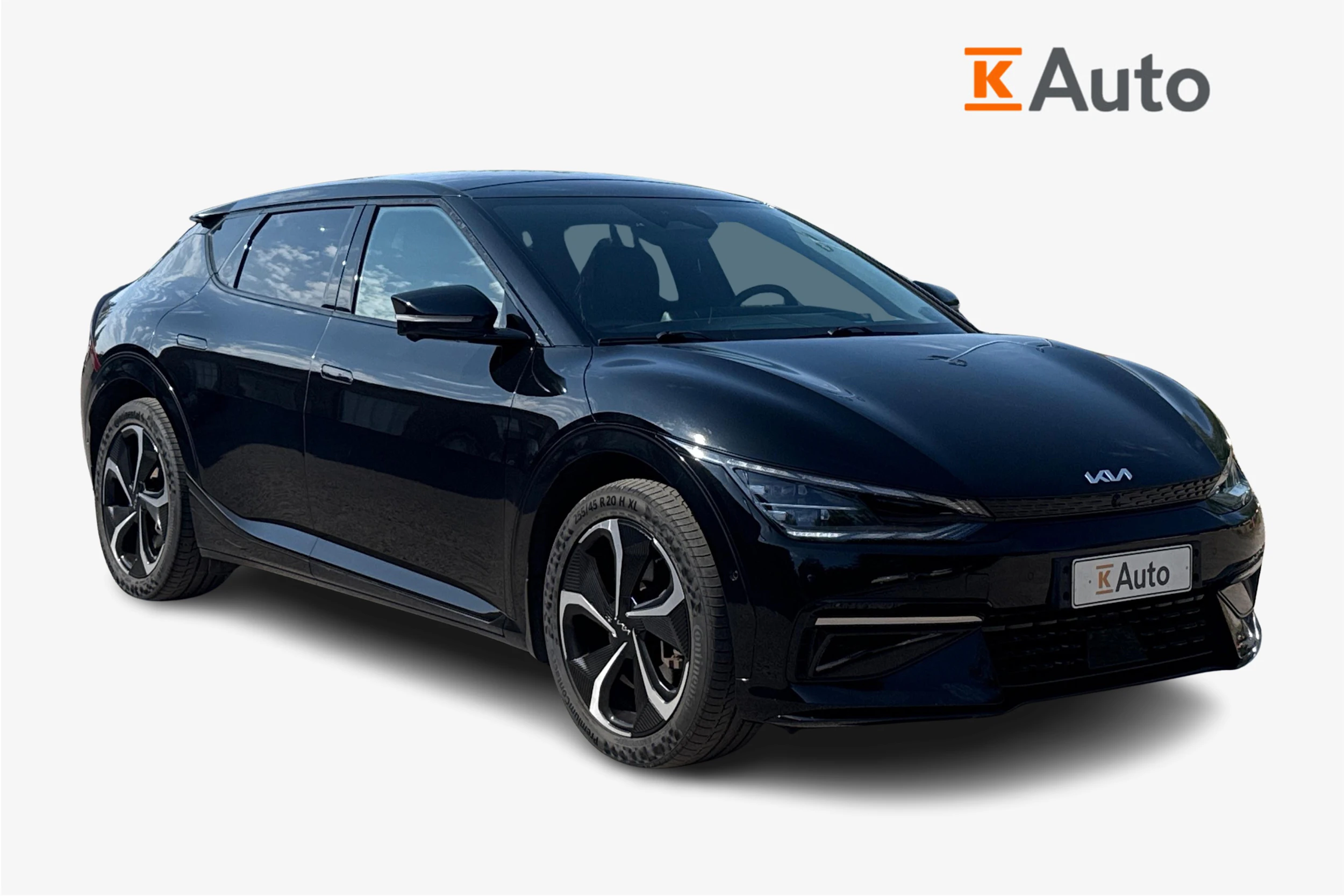 musta Kia EV6 2022 kuva 1.