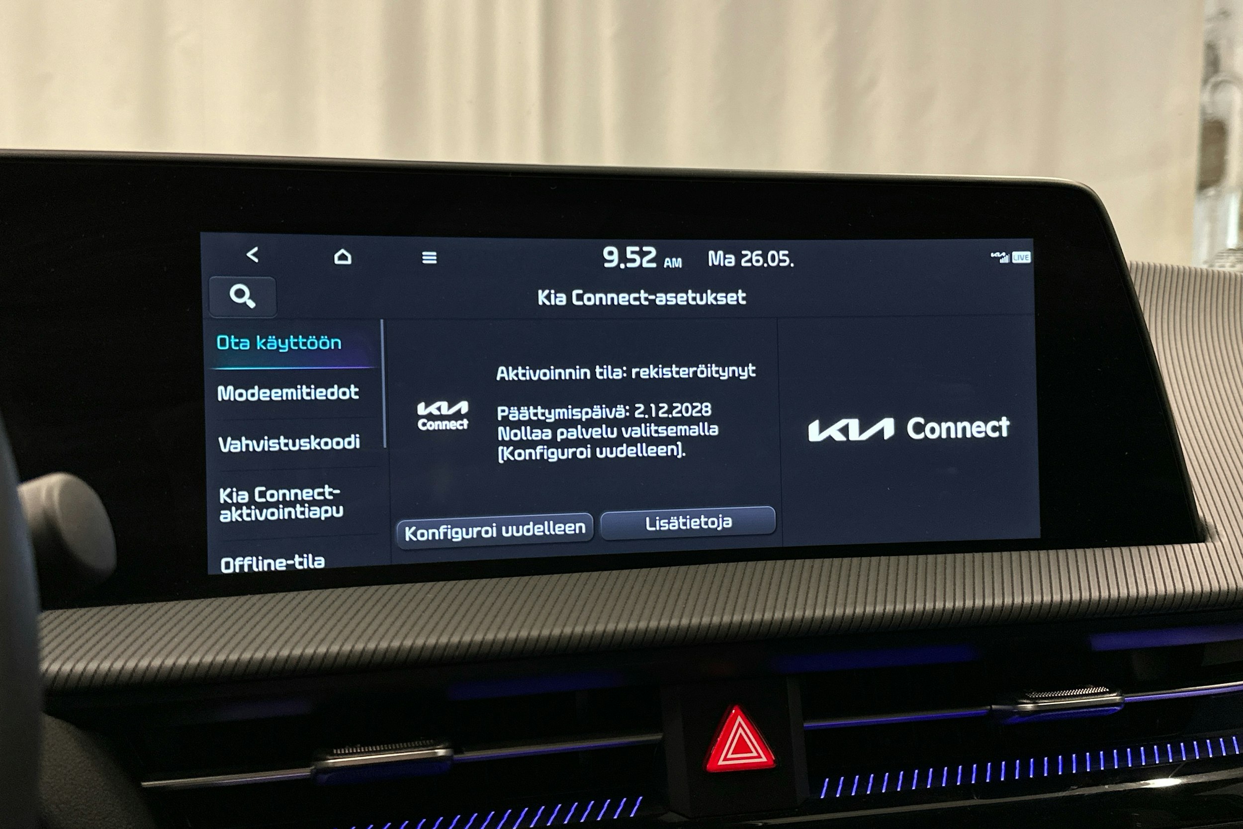 harmaa Kia EV6 2022 kuva 19.