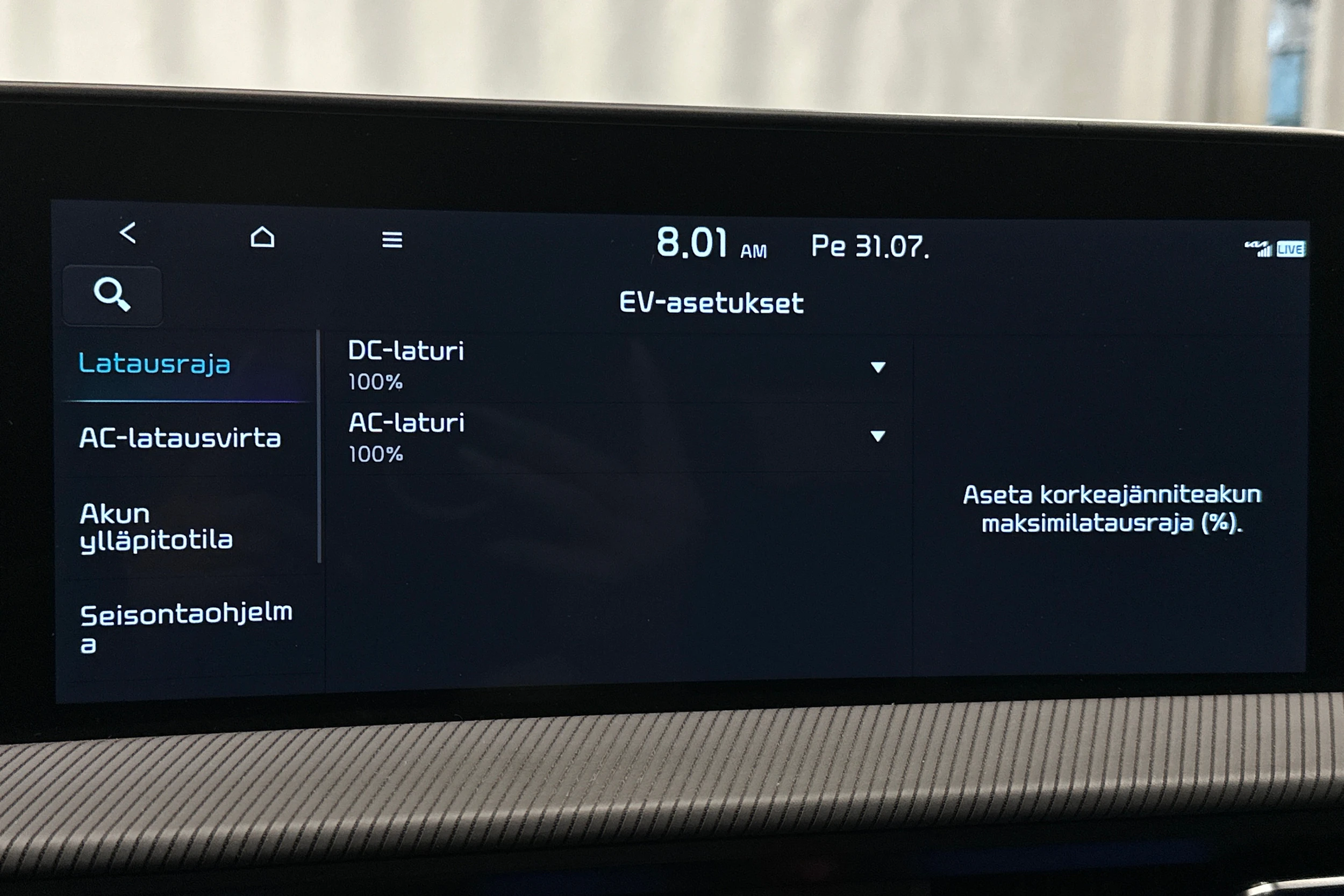 valkoinen Kia EV6 2022 kuva 31.