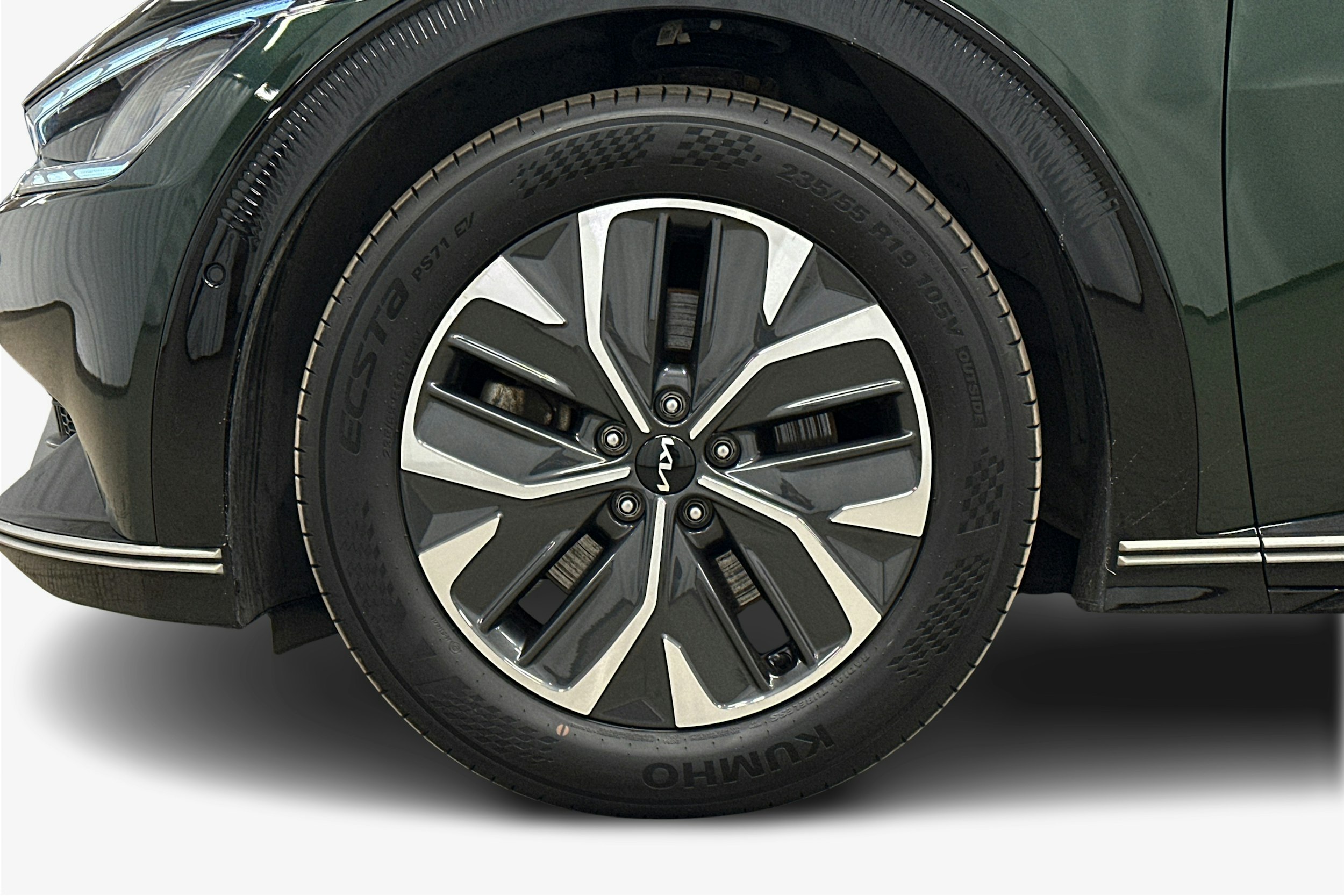 vihreä Kia EV6 2022 kuva 11.