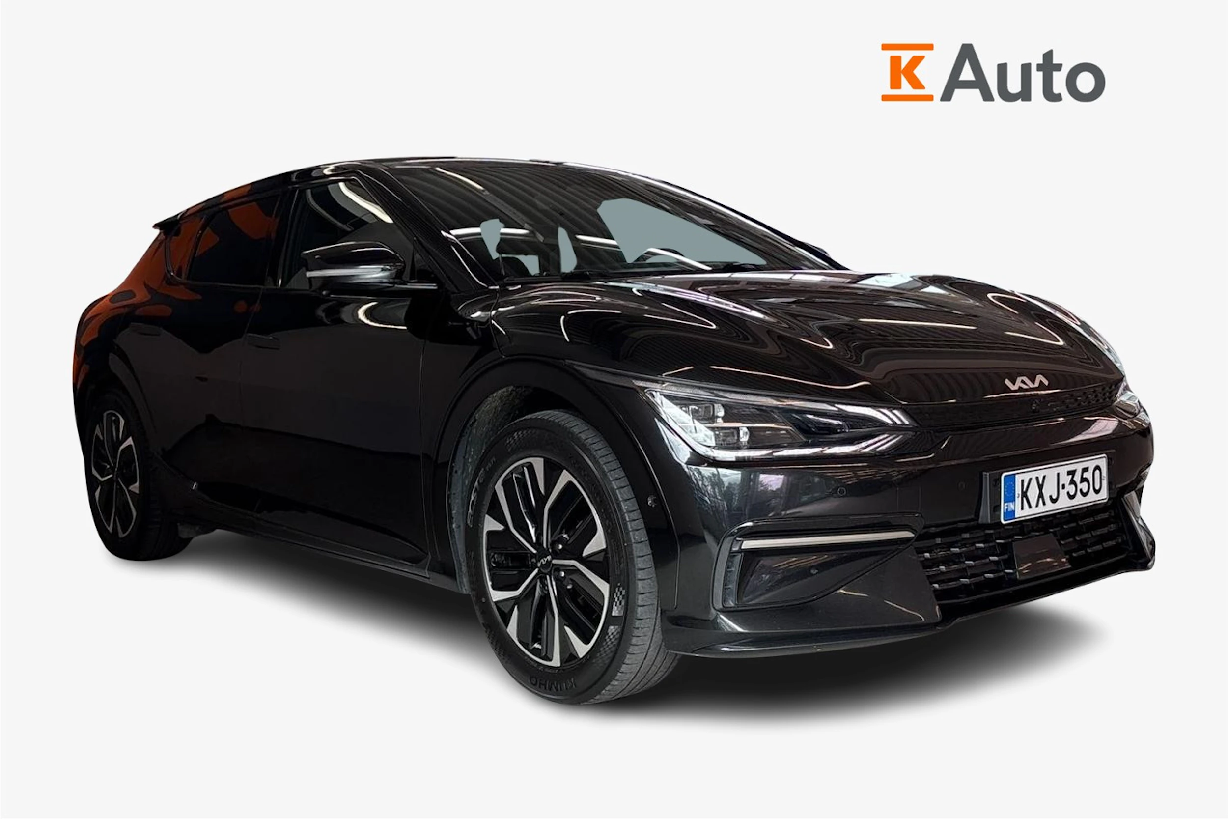 musta Kia EV6 2022 kuva 1.