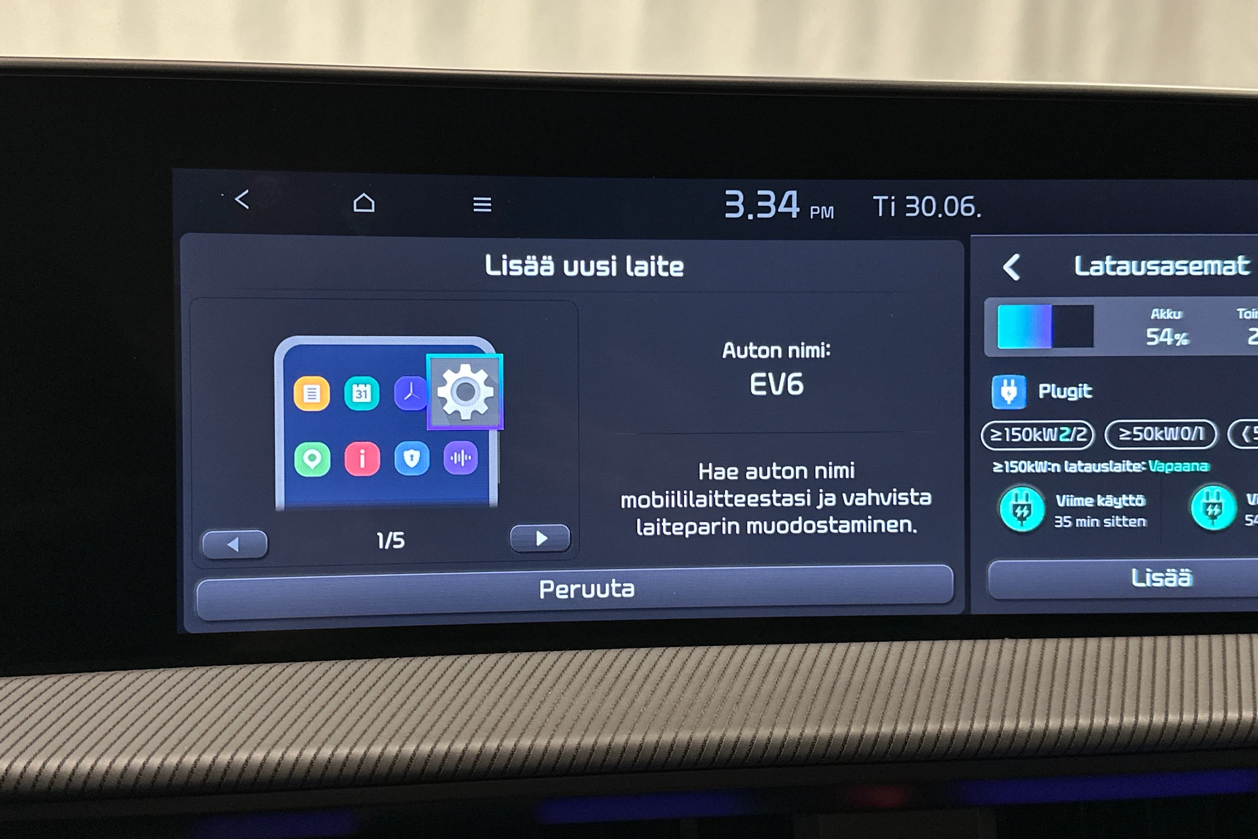 valkoinen Kia EV6 2022 kuva 25.