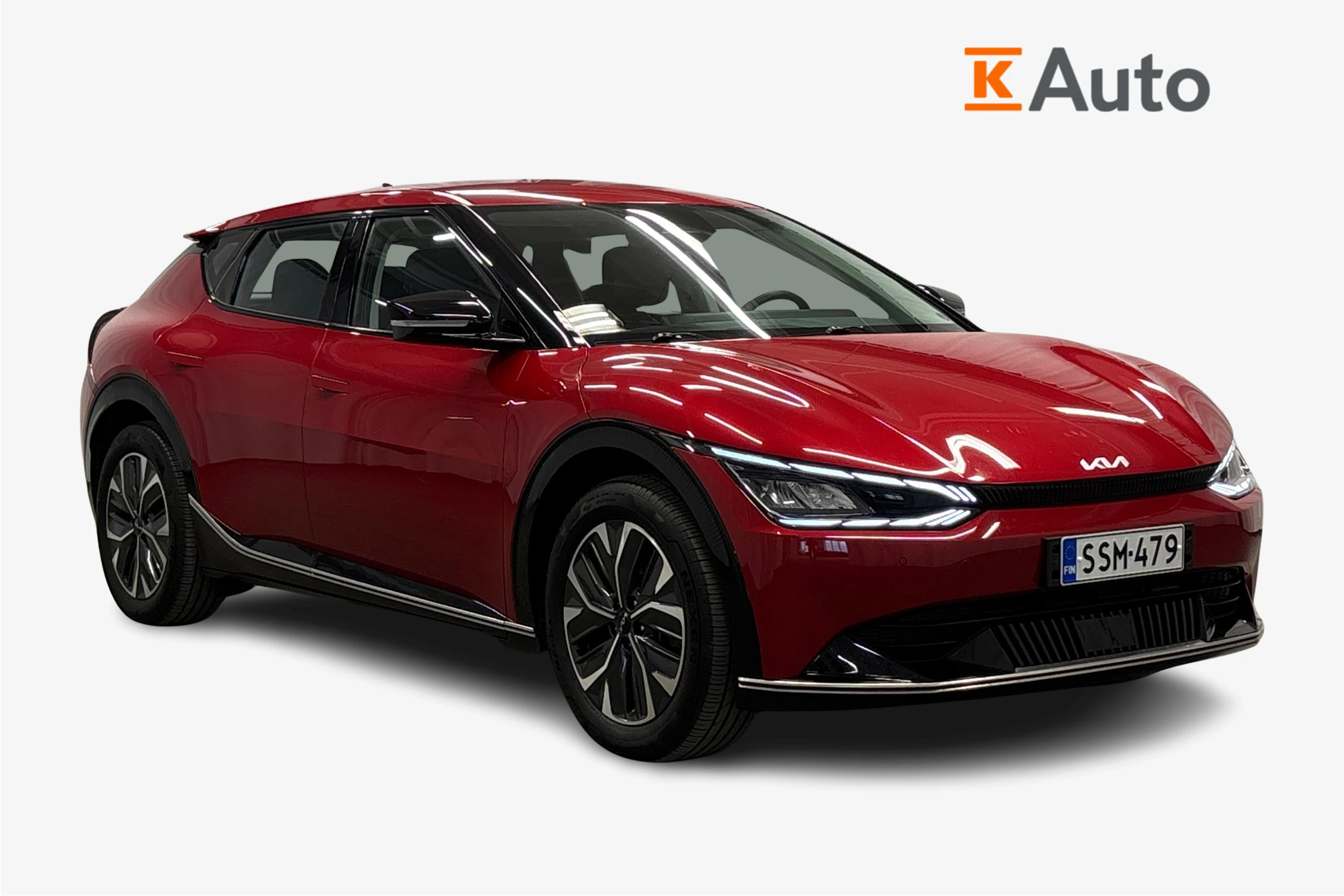 punainen Kia EV6 2022 kuva 1.