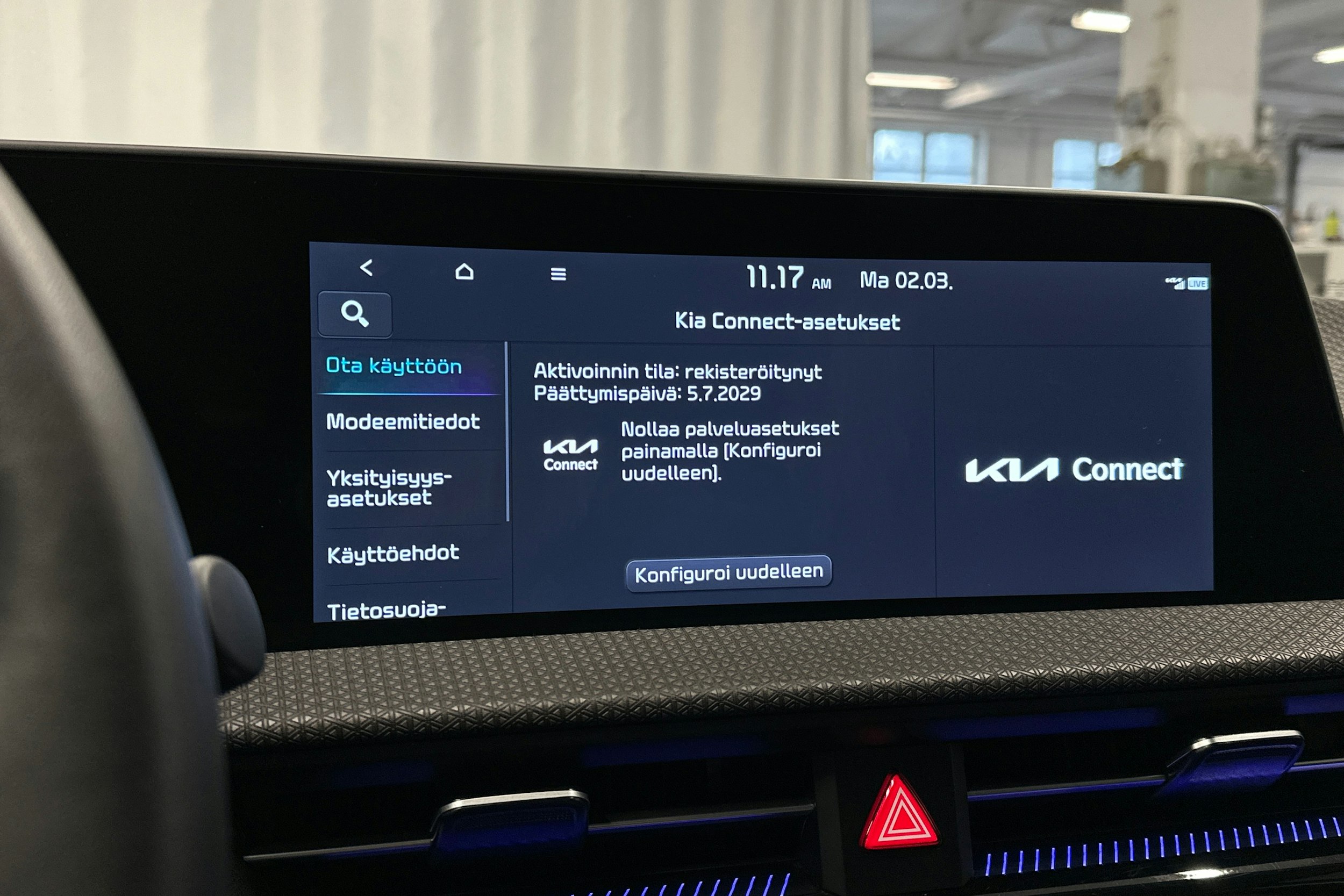 harmaa Kia EV6 2022 kuva 21.