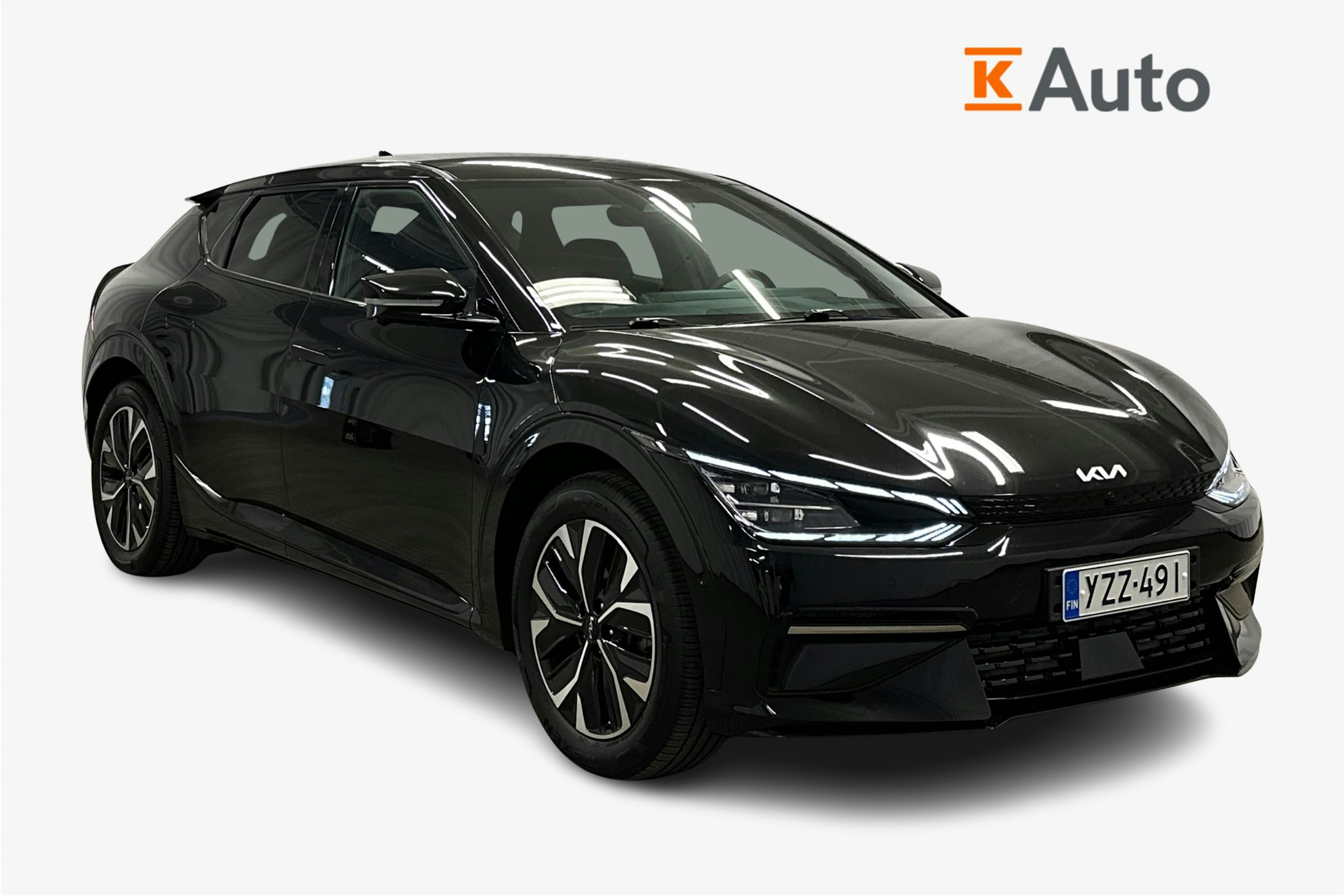 musta Kia EV6 2022 kuva 1.