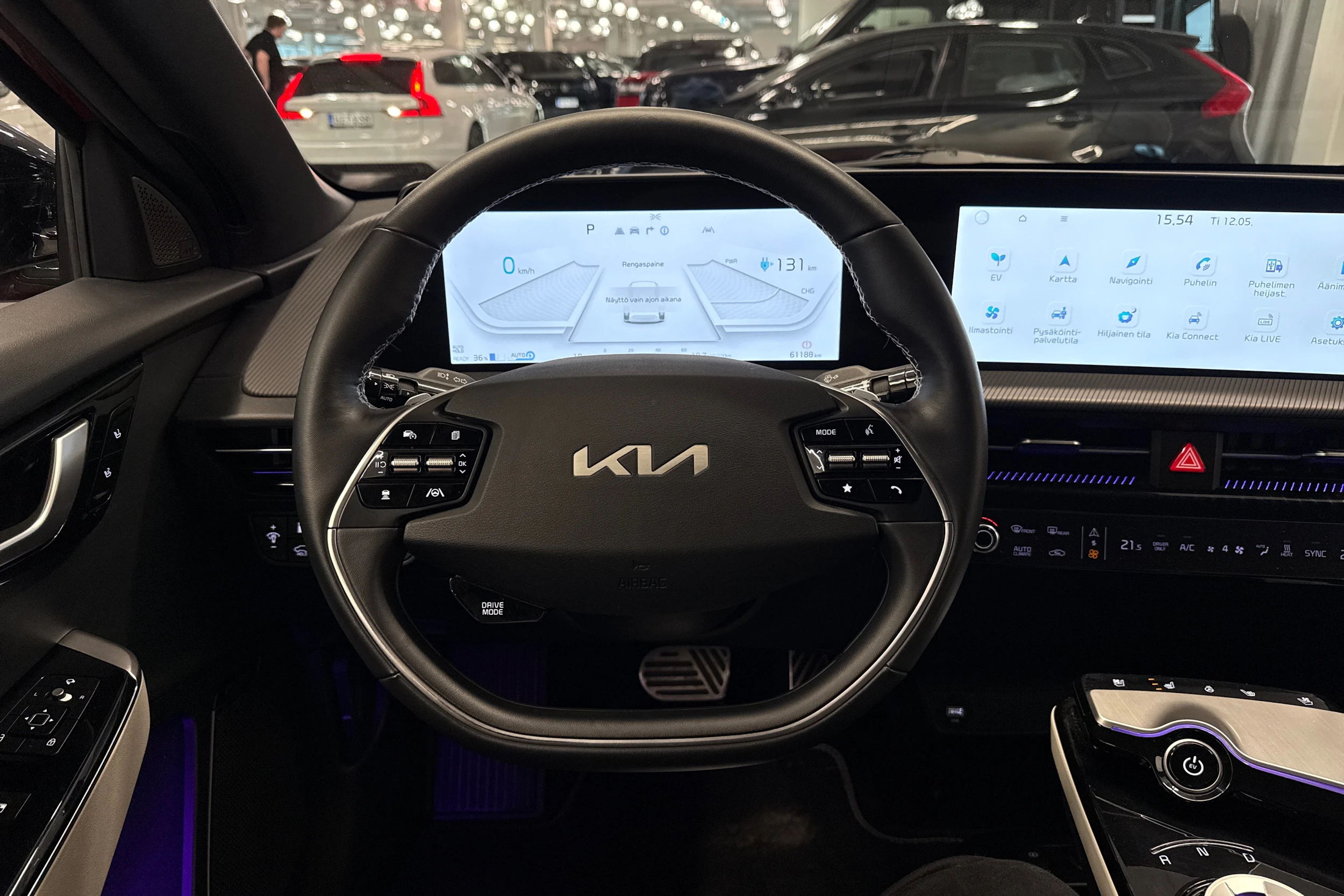 punainen Kia EV6 2022 kuva 21.