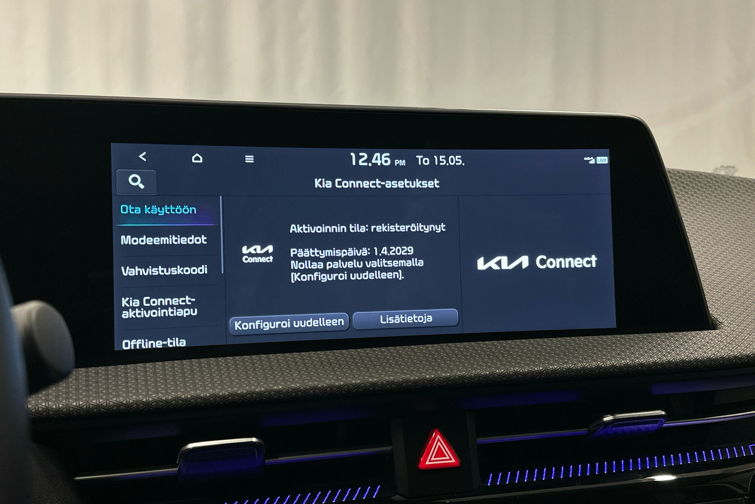 punainen Kia EV6 2022 kuva 19.