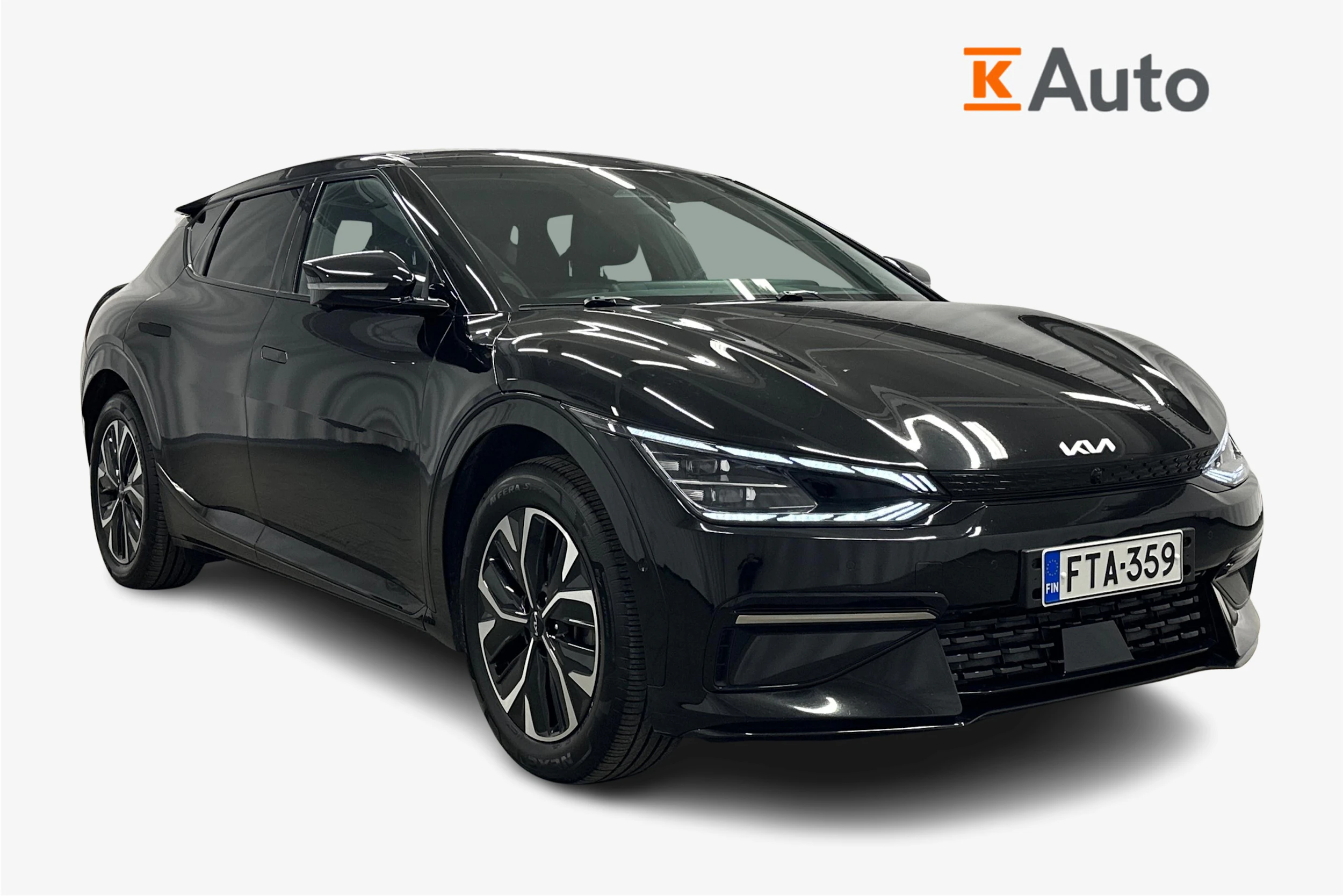 musta Kia EV6 2023 kuva 1.
