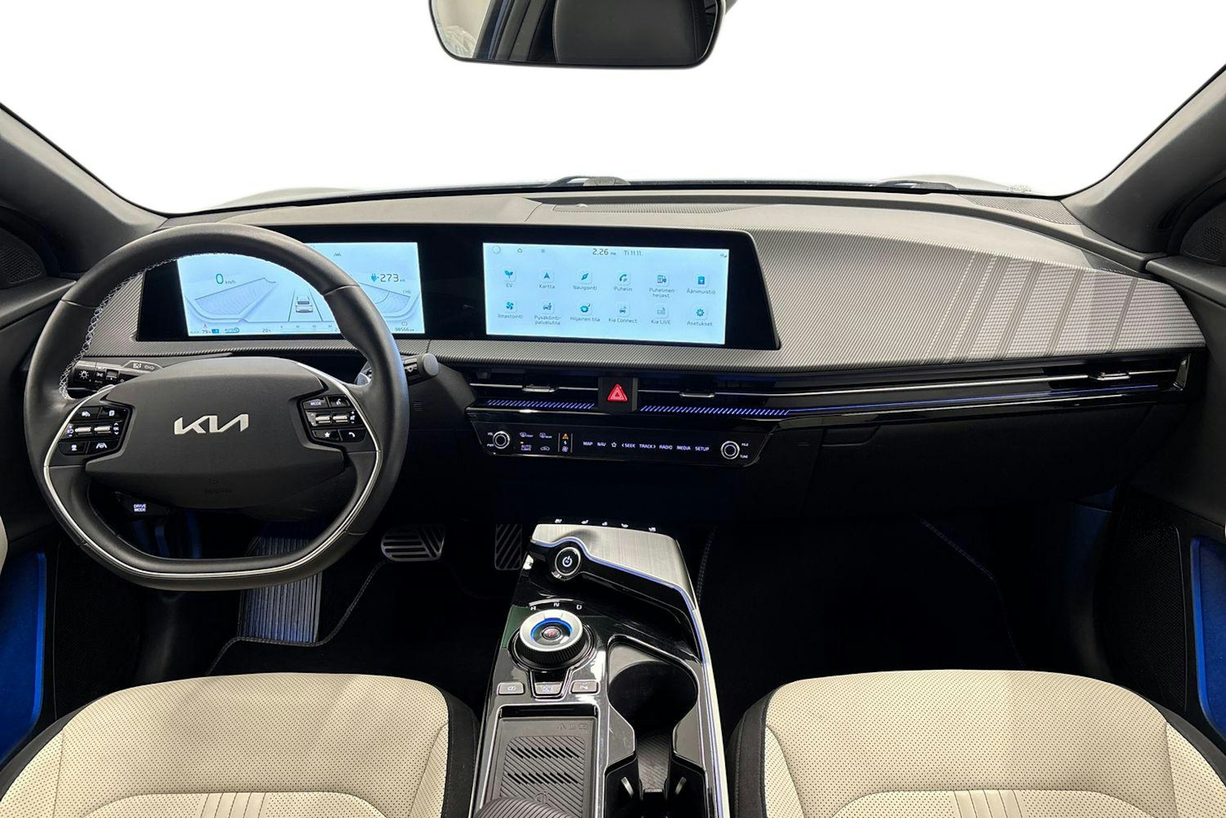 sininen Kia EV6 2023 kuva 7.