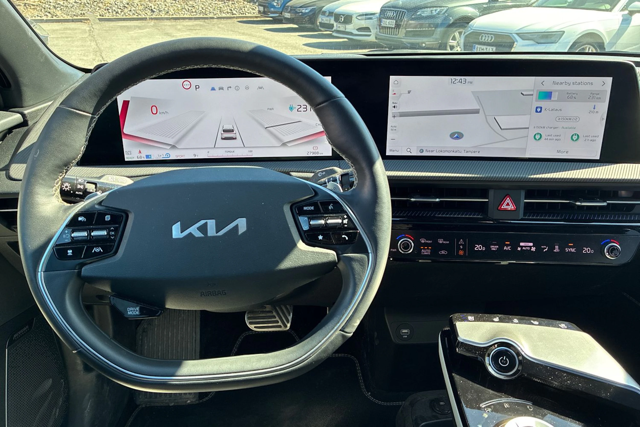 sininen Kia EV6 2023 kuva 4.