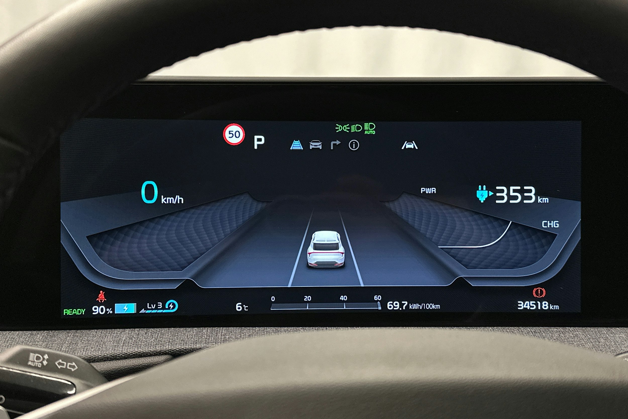 harmaa Kia EV6 2023 kuva 22.