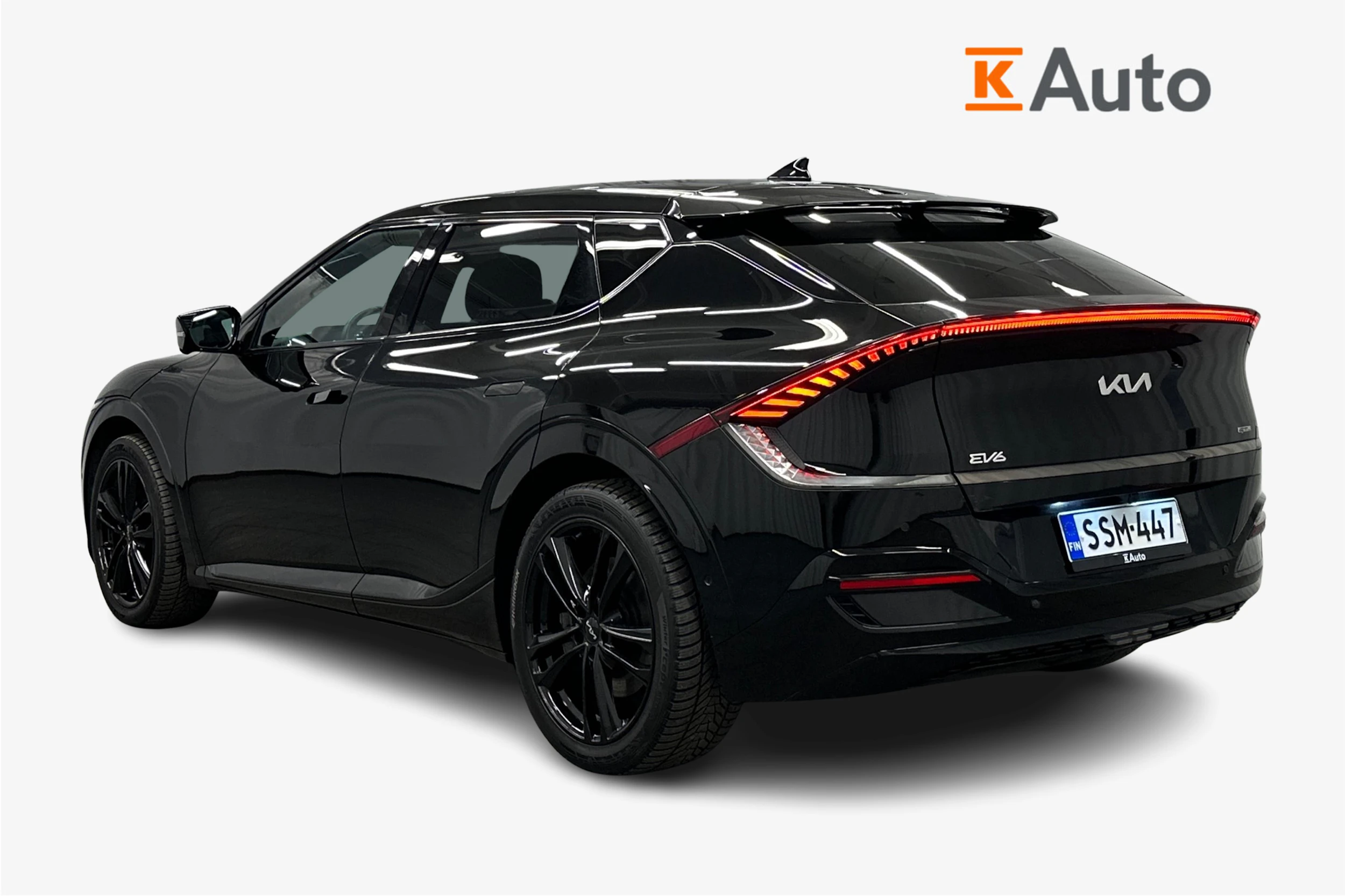 musta Kia EV6 2023 kuva 3.