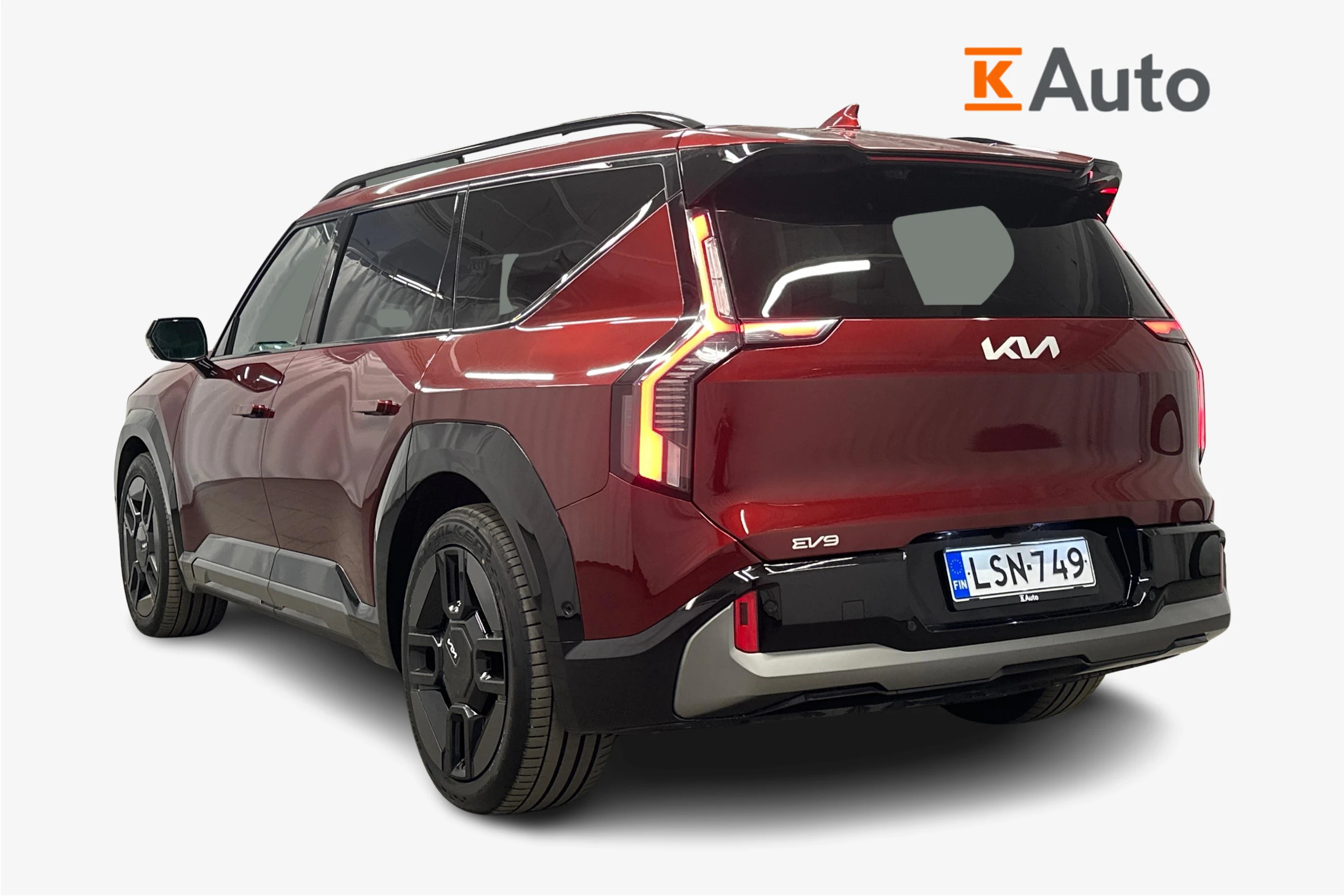 punainen Kia EV9 2024 kuva 2.