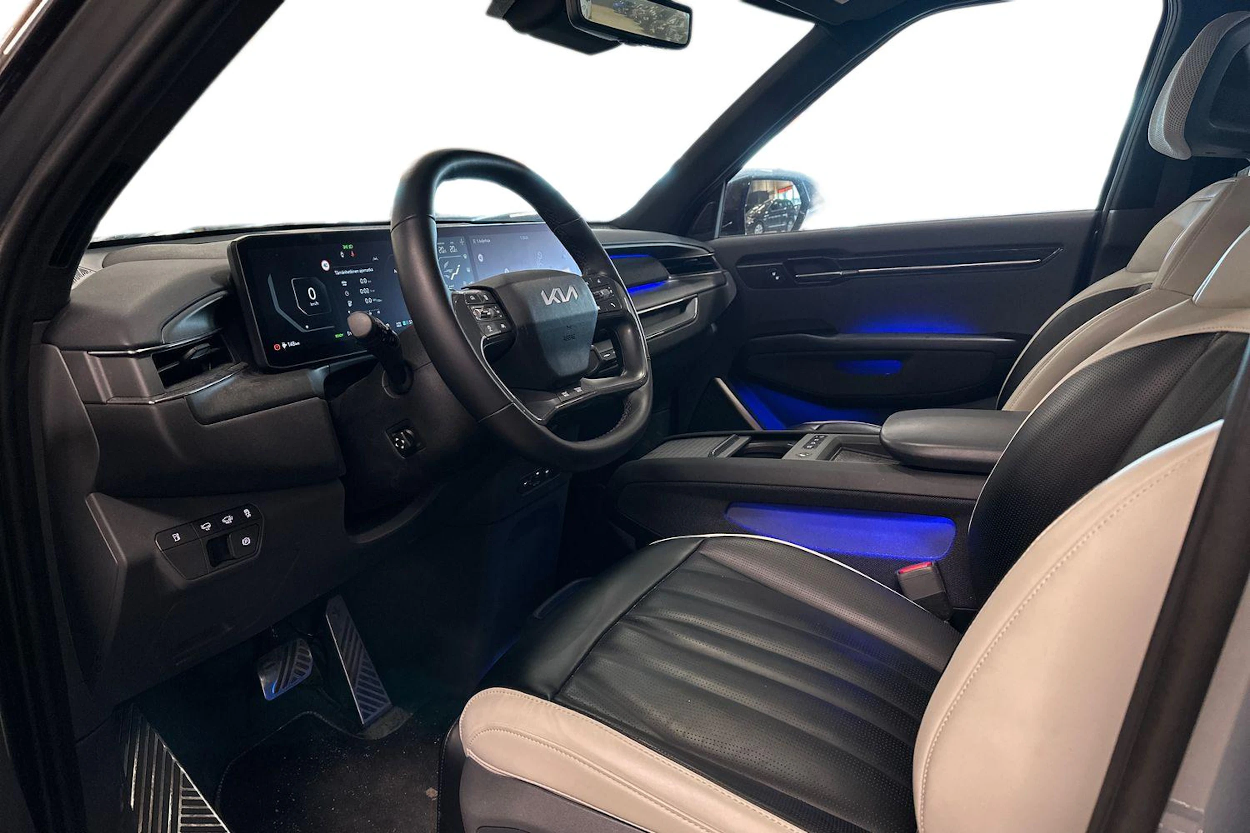 vihreä Kia EV9 2024 kuva 3.