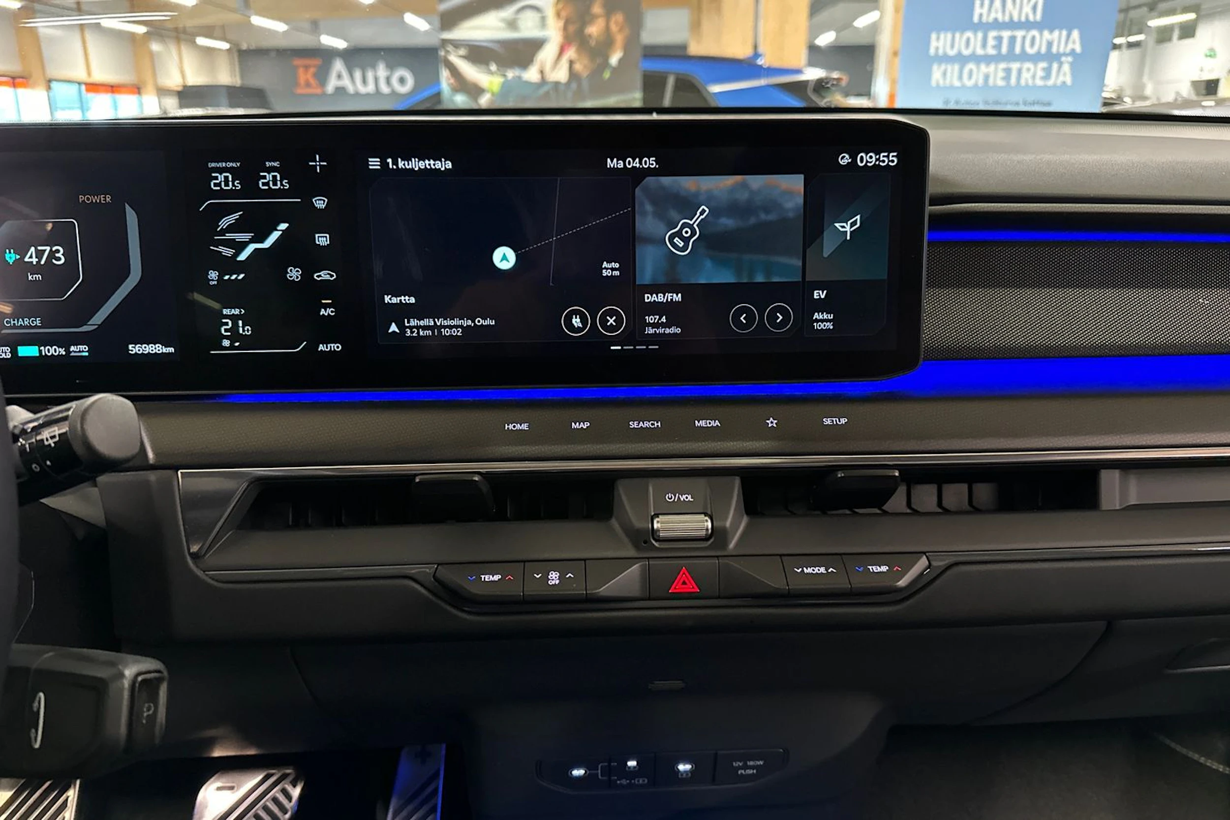 vihreä Kia EV9 2024 kuva 32.