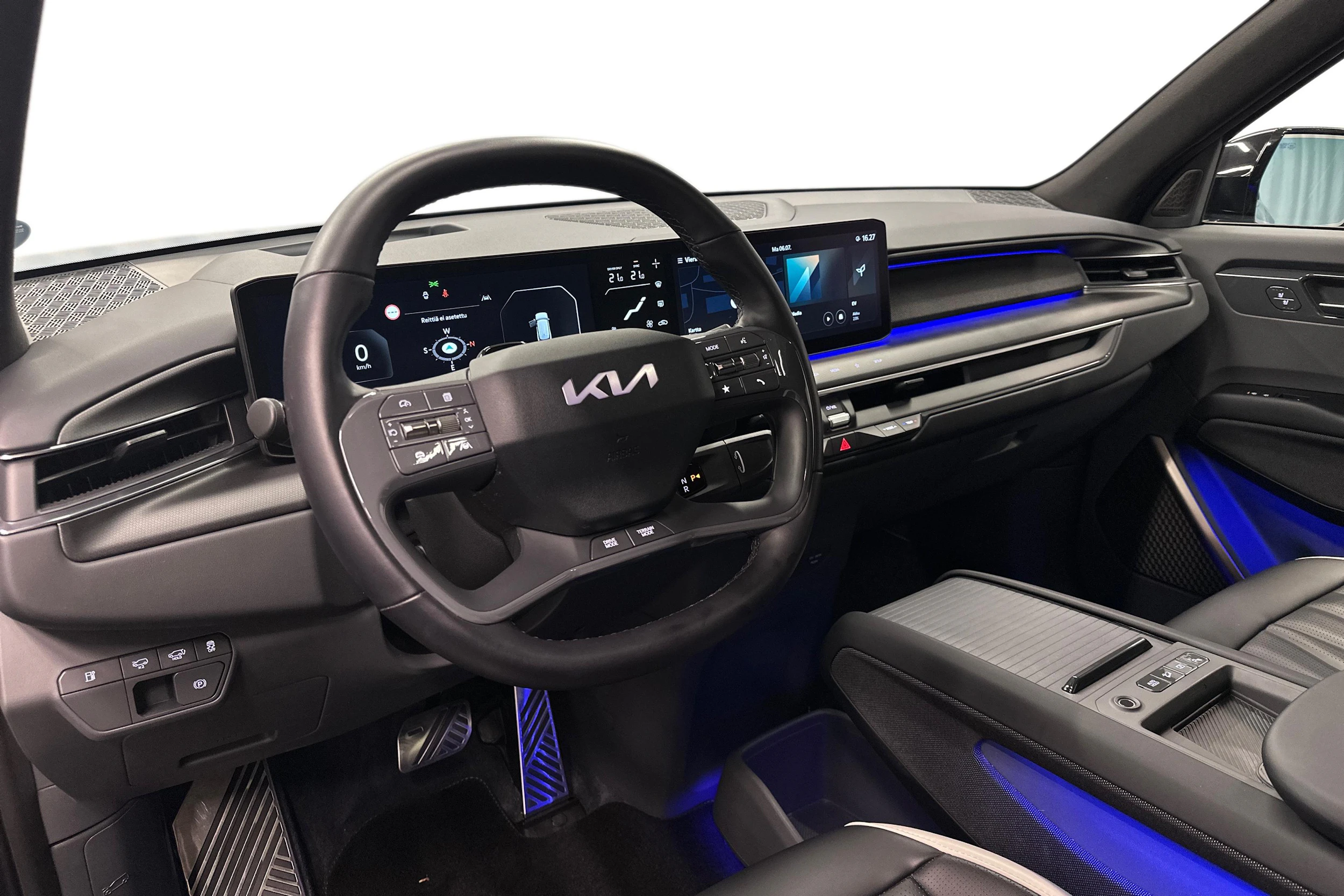 sininen Kia EV9 2025 kuva 6.