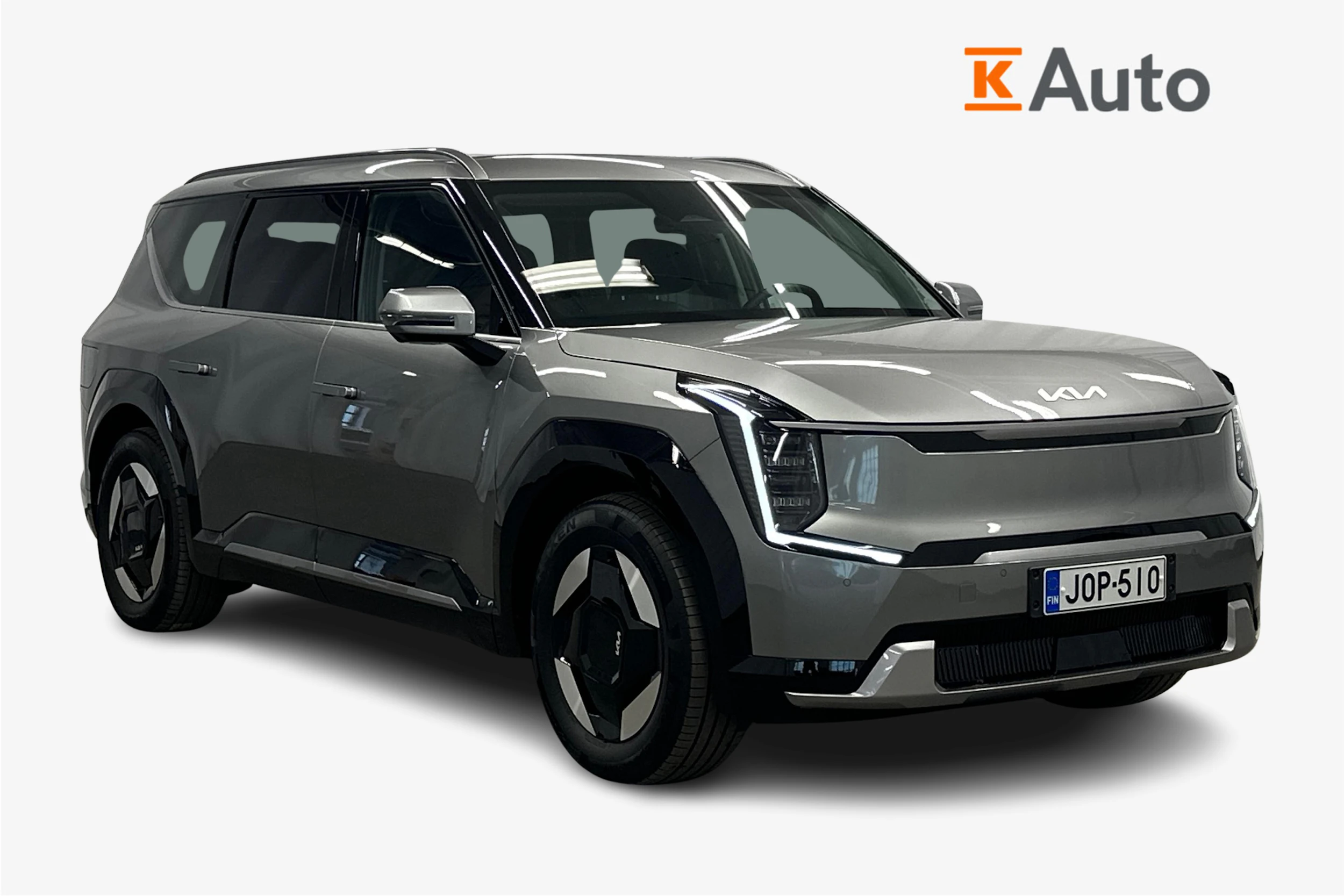 harmaa Kia EV9 2025 kuva 1.