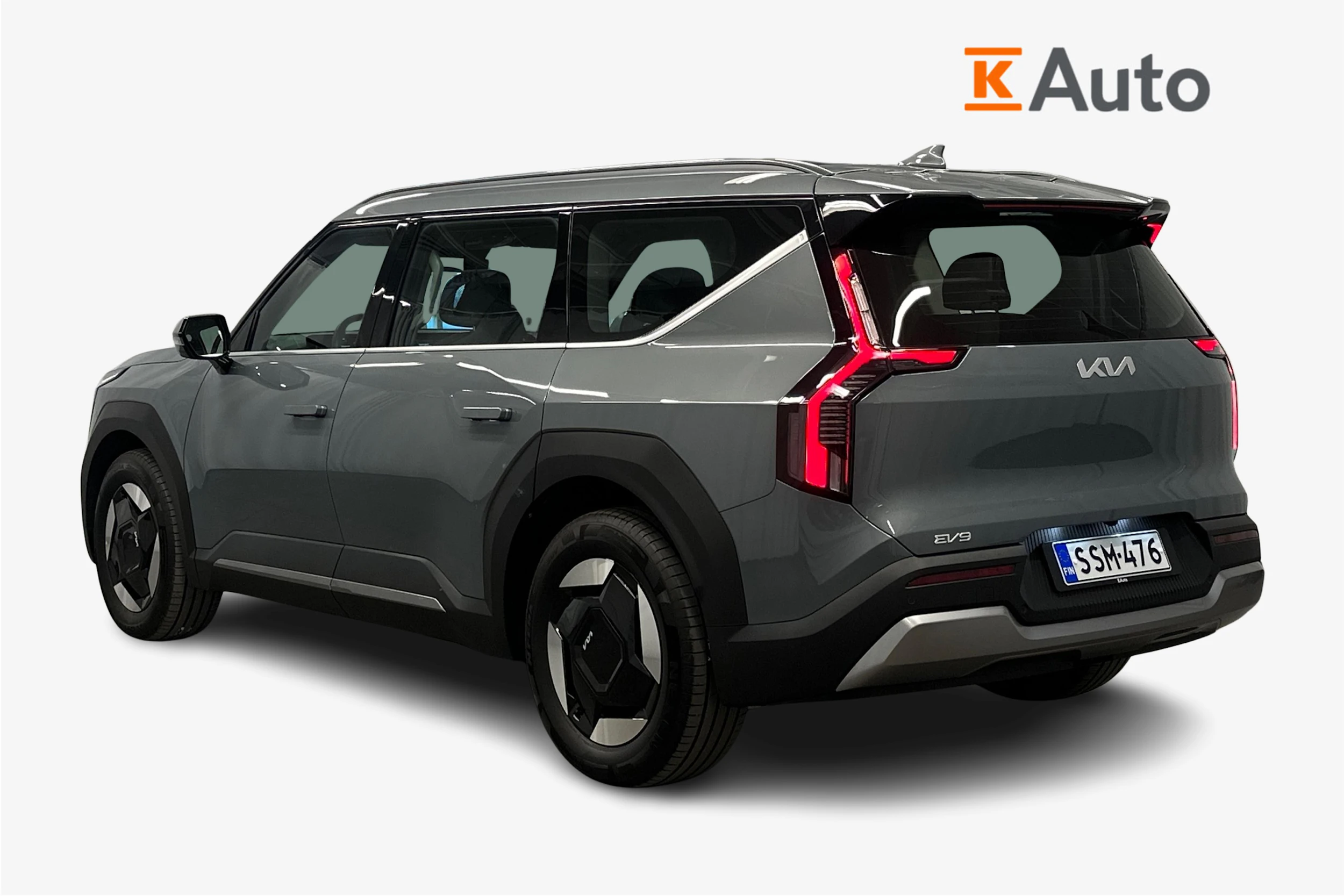 vihreä Kia EV9 2025 kuva 3.
