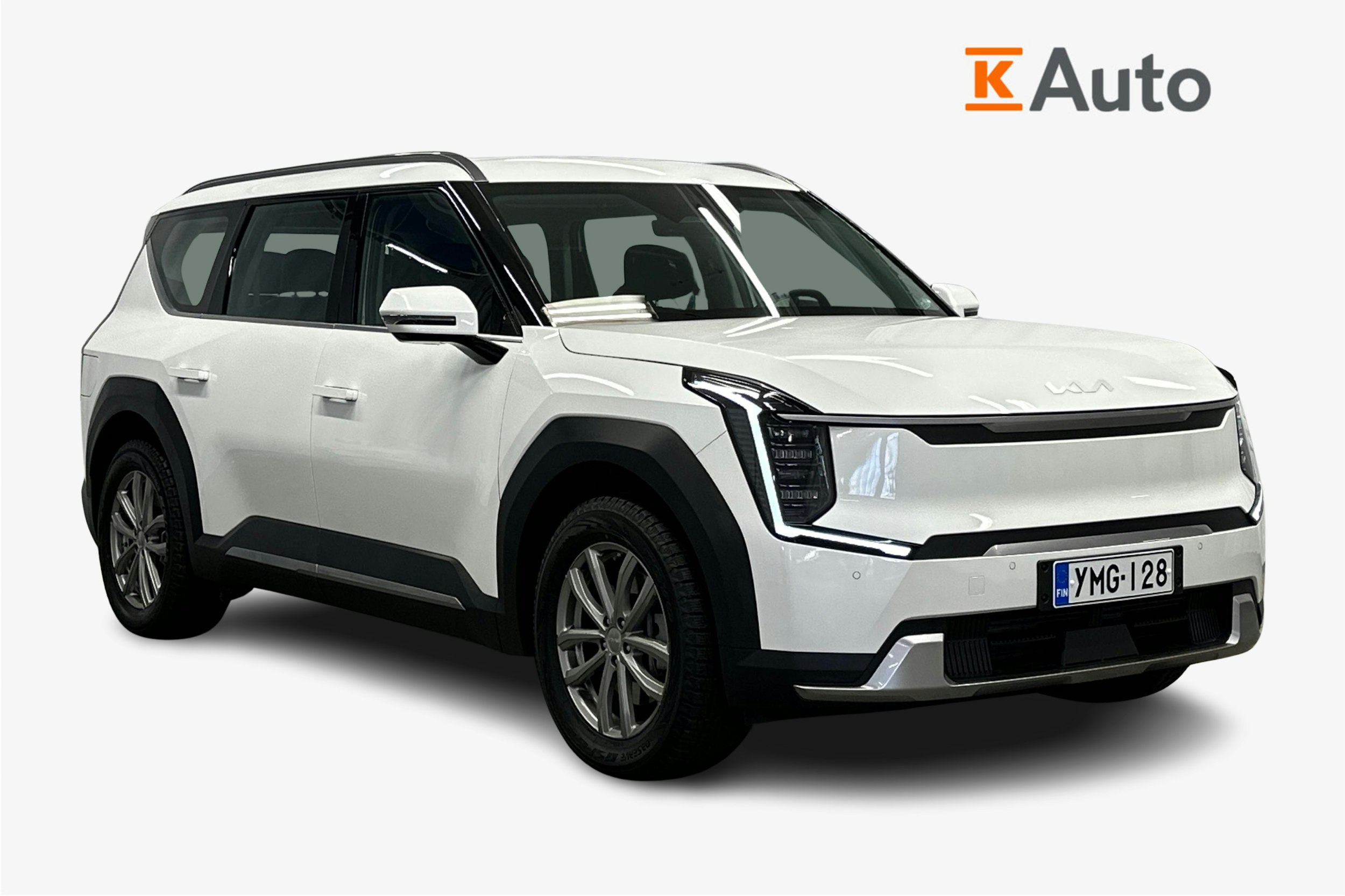 valkoinen Kia EV9 2025 kuva 1.