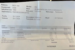 Punainen Kia Magentis 2006 kuva 29.