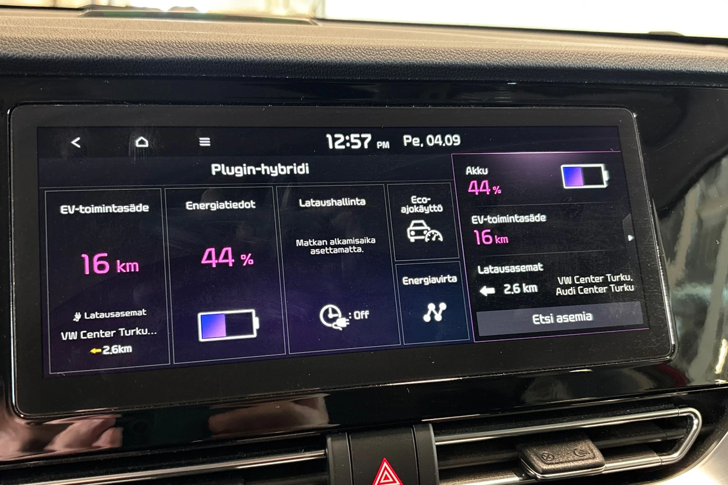 punainen Kia Niro plug-in 2020 kuva 24.