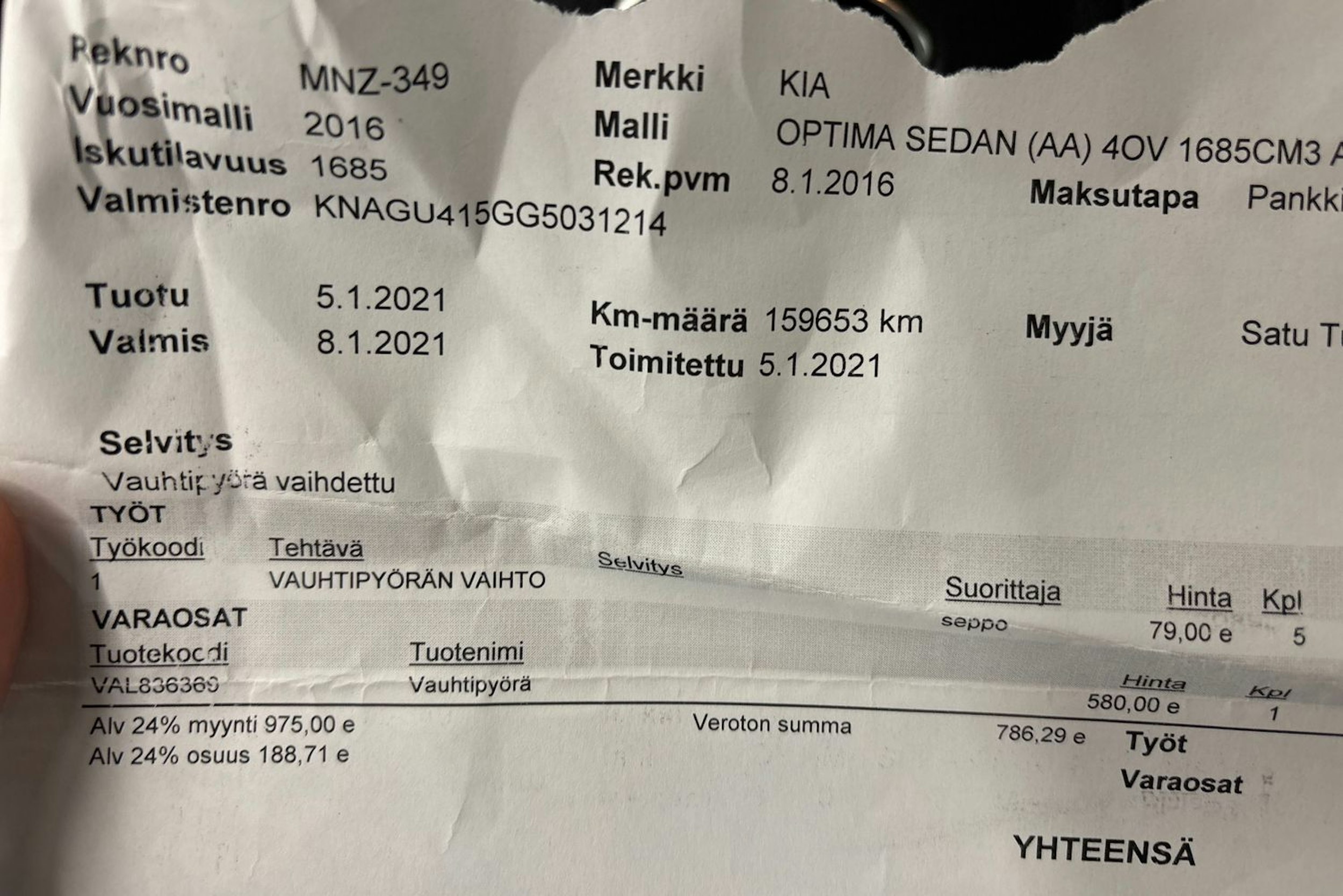 Musta Kia Optima 2016 kuva 34.