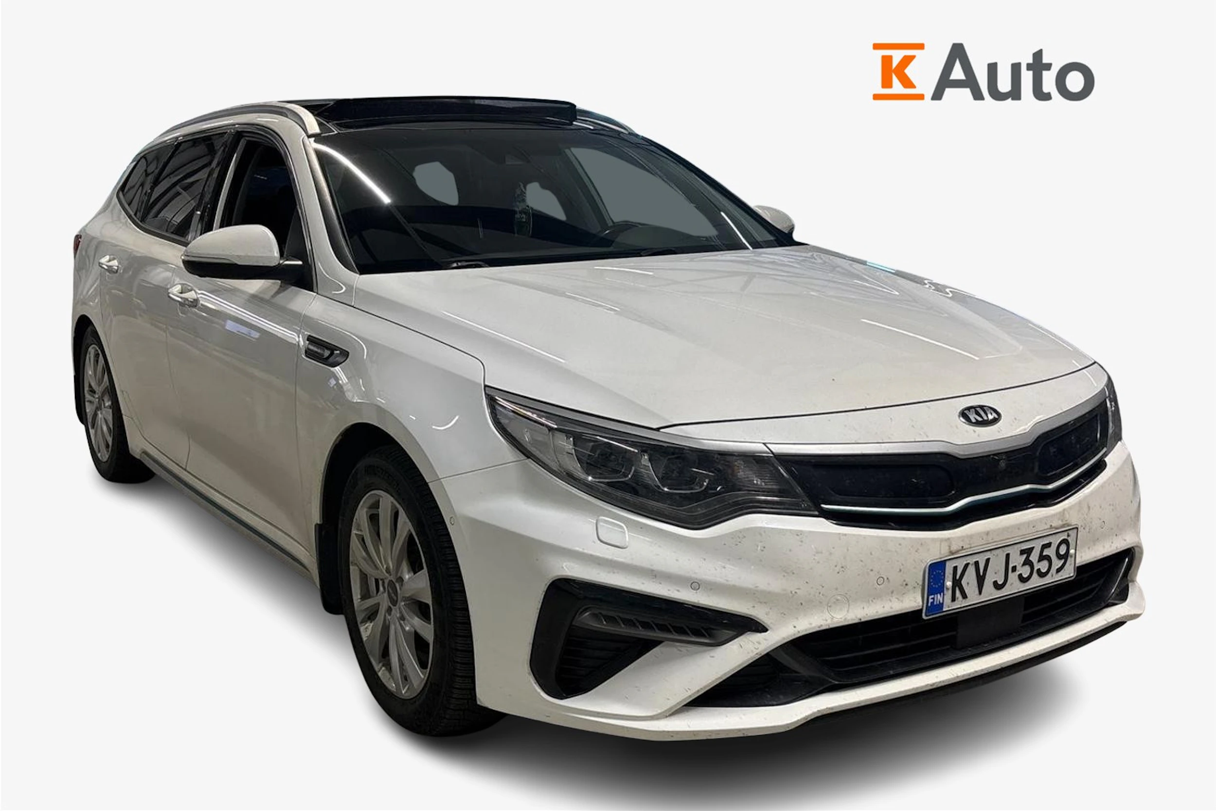 valkoinen Kia Optima 2019 kuva 1.