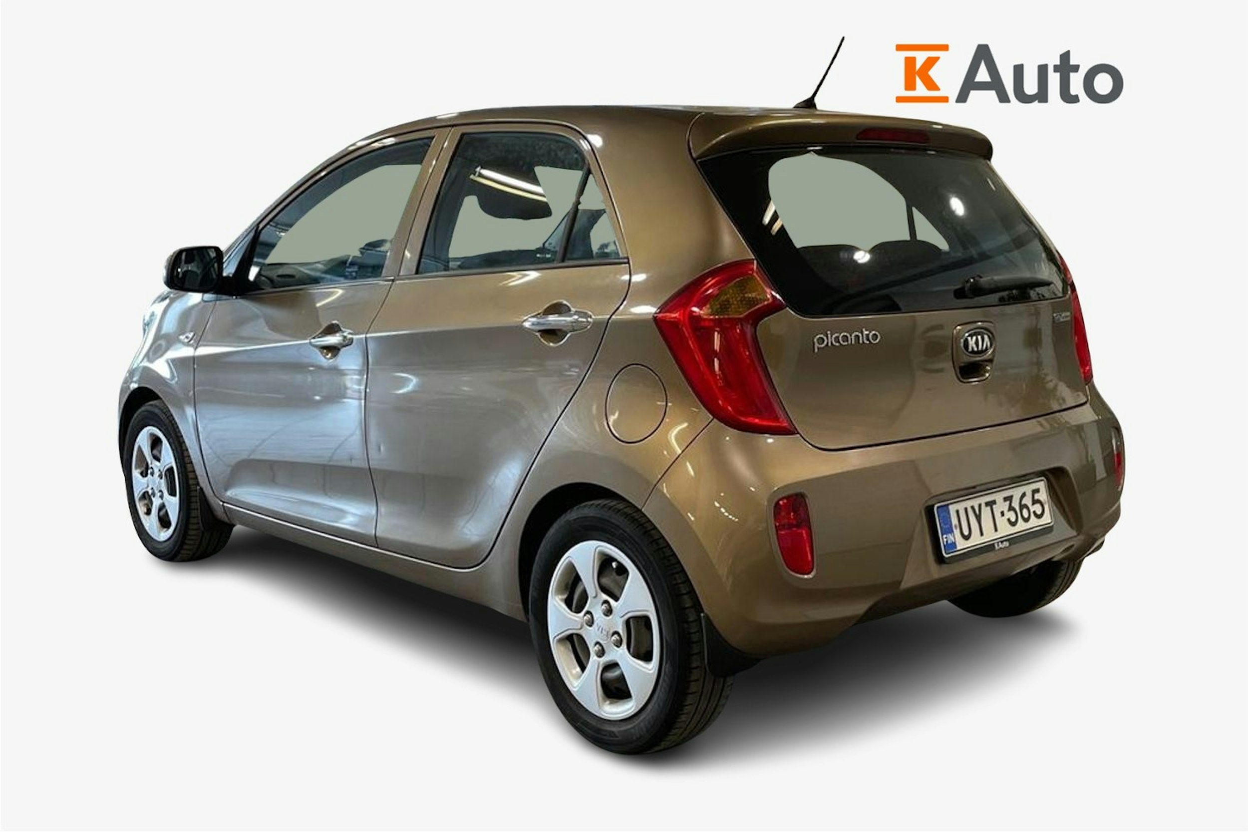 Ruskea (beige) Kia Picanto 2014 kuva 2.