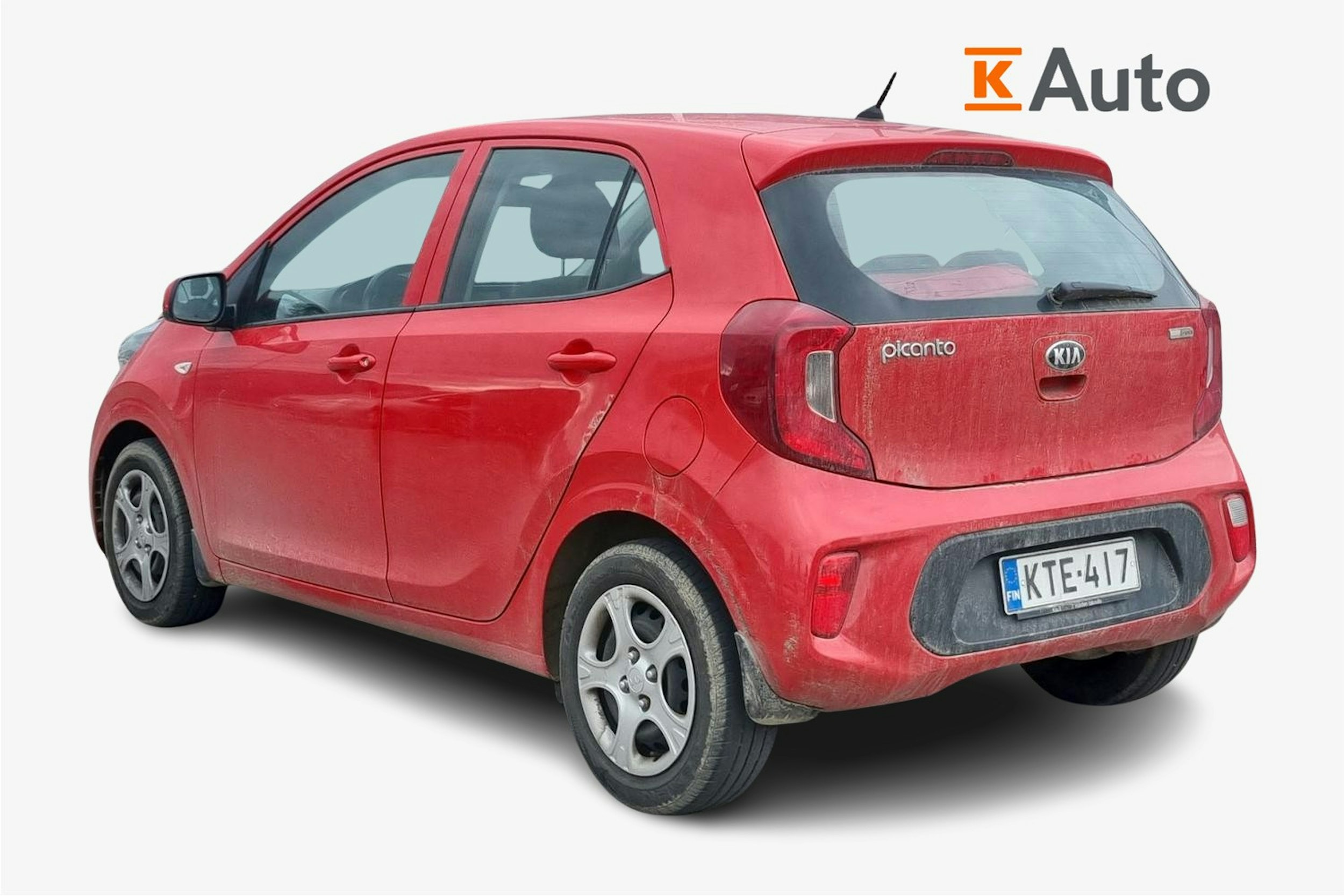 punainen Kia Picanto 2018 kuva 2.